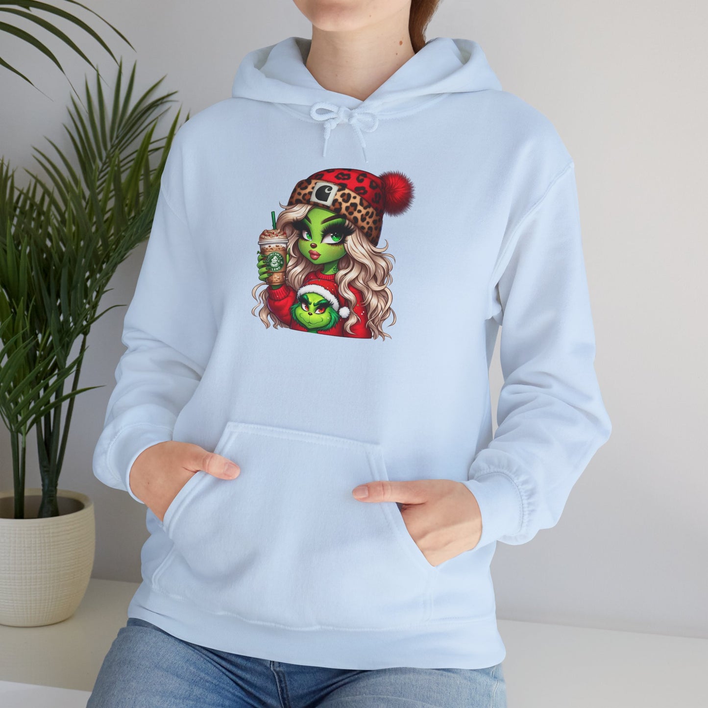 Festive Witch Hooded Hoodie | Cute Halloween Hoodie, Cozy Women’s Hoodie, Gift for Witch Lovers, Holiday Apparel