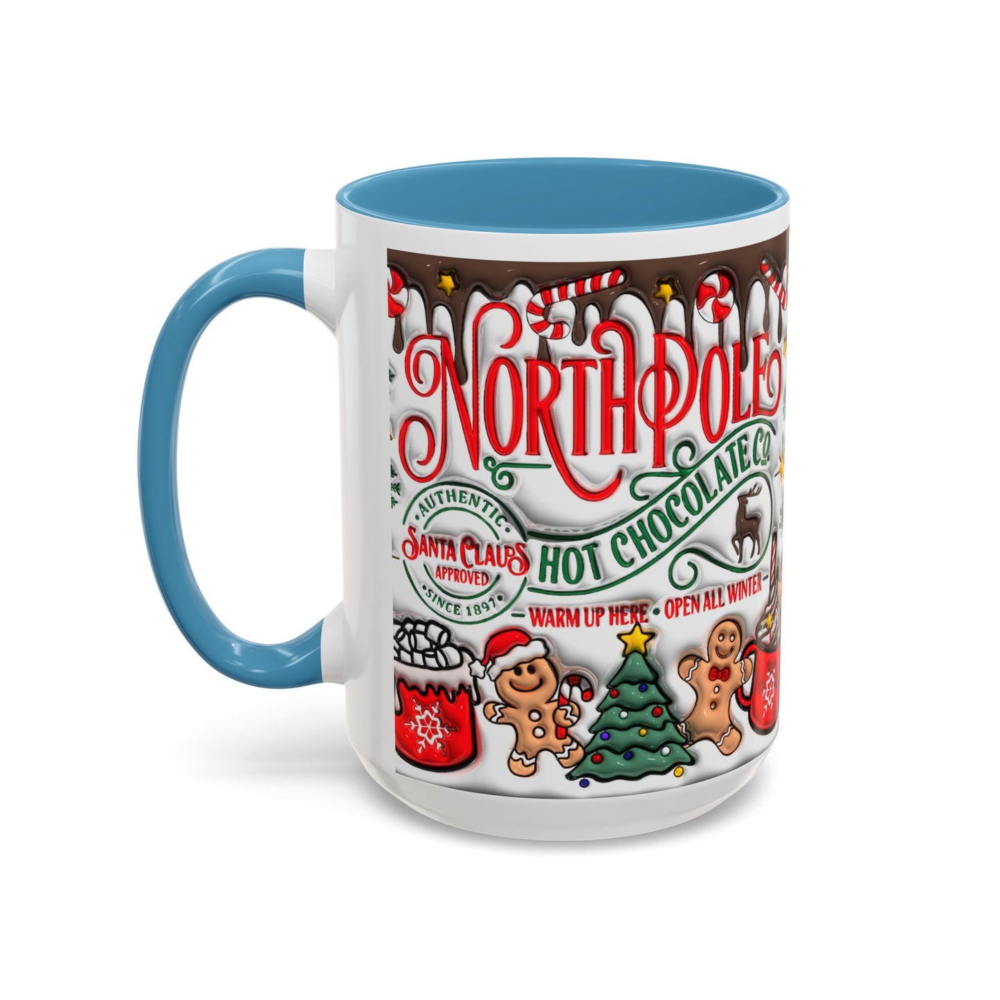Christmas Accent Coffee Mug (11, 15oz)