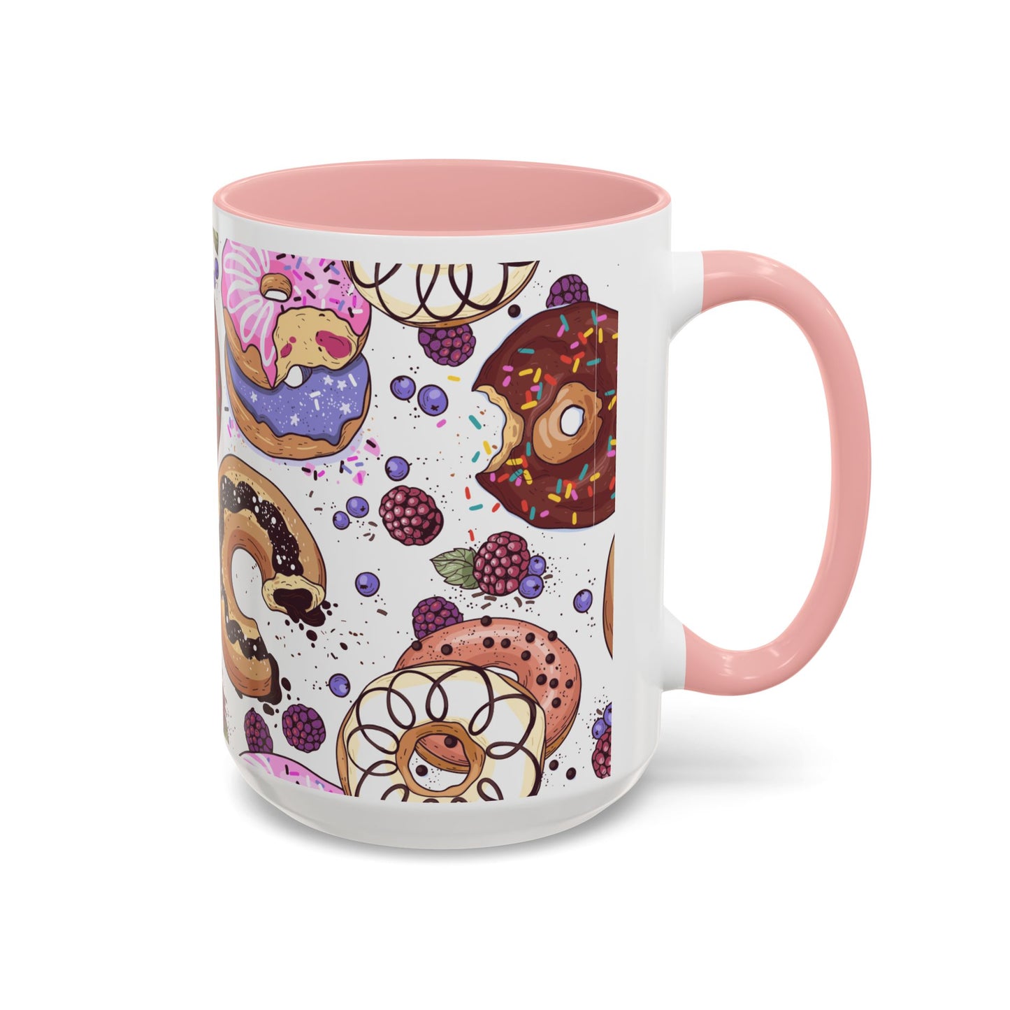 Doughnut Accent Coffee Mug (11, 15oz)