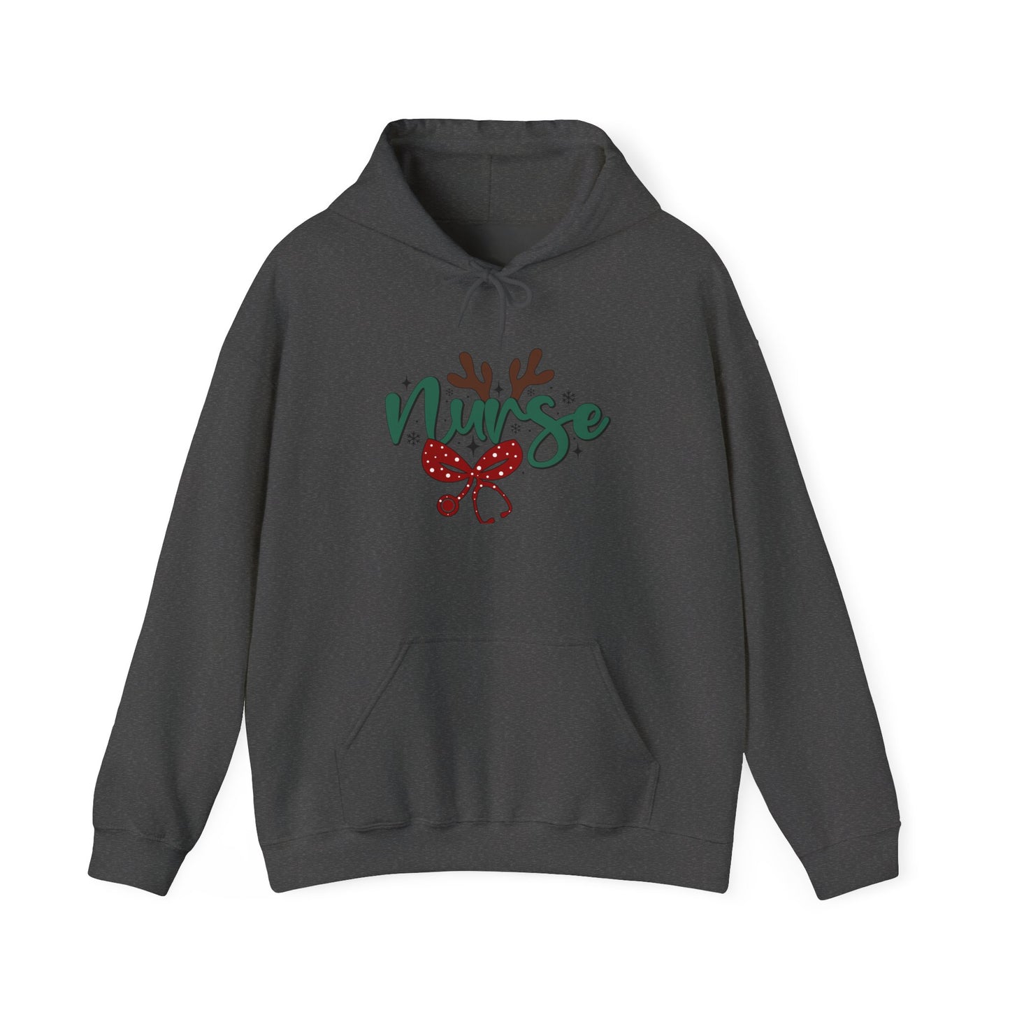 Festive Nurse Hoodie | Holiday Sweatshirt, Christmas Gift for Nurses, Cozy Winter Wear, Fun Nursing Apparel