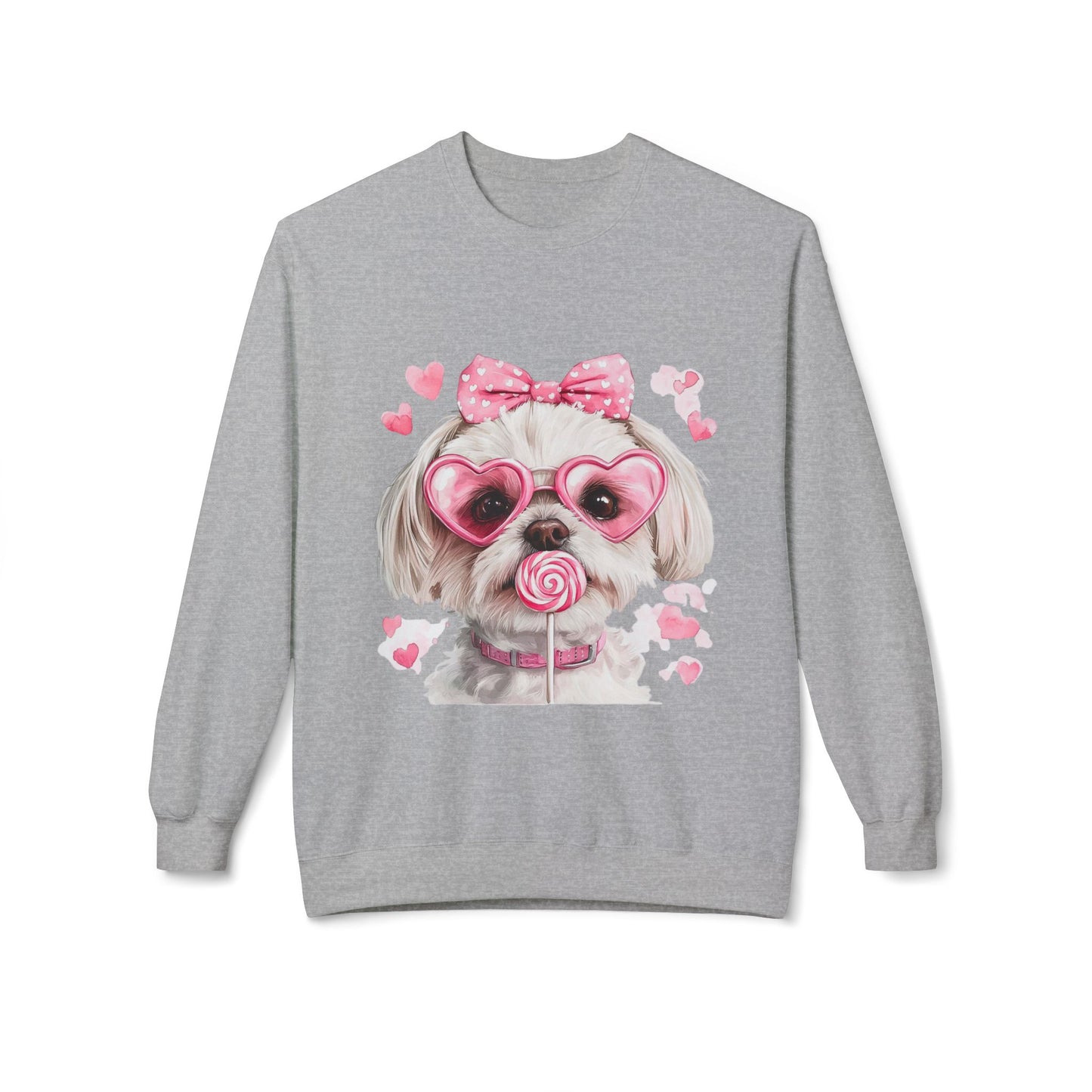 Valentines Unisex Midweight Softstyle Fleece Crewneck Sweatshirt