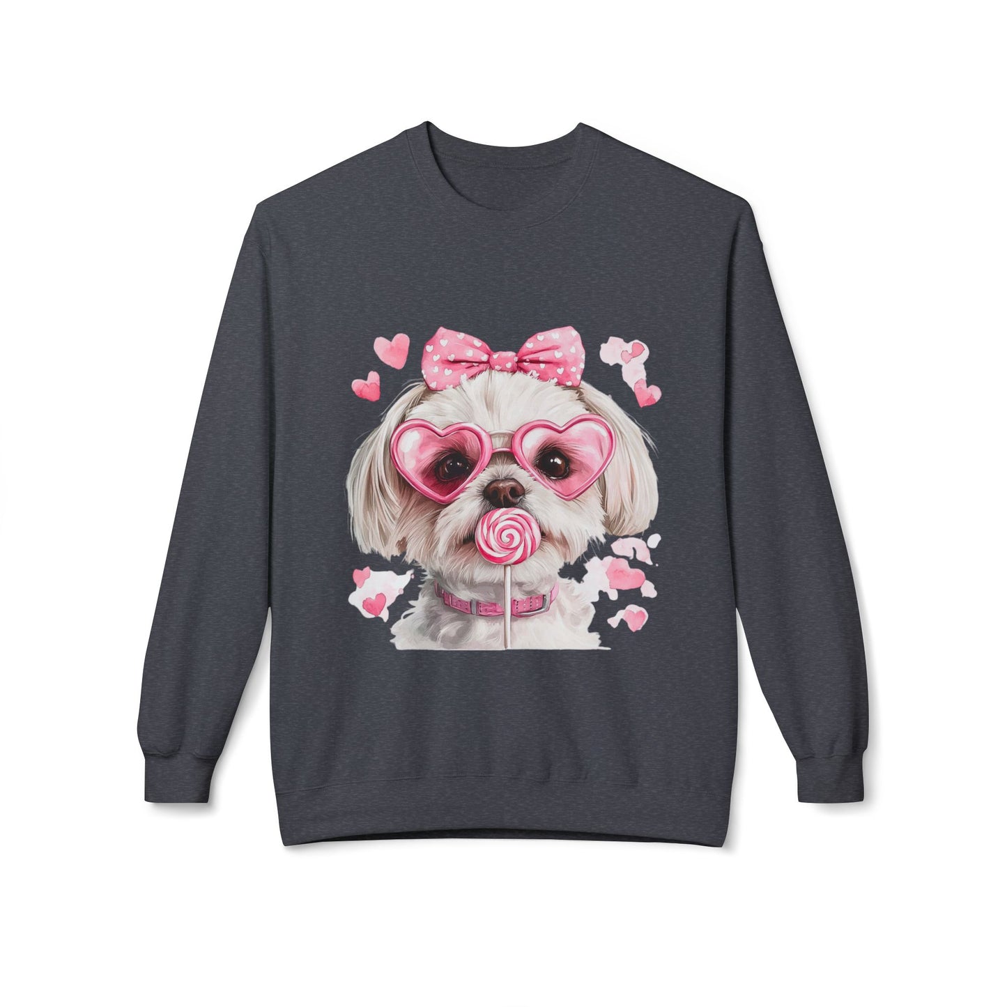 Valentines Unisex Midweight Softstyle Fleece Crewneck Sweatshirt