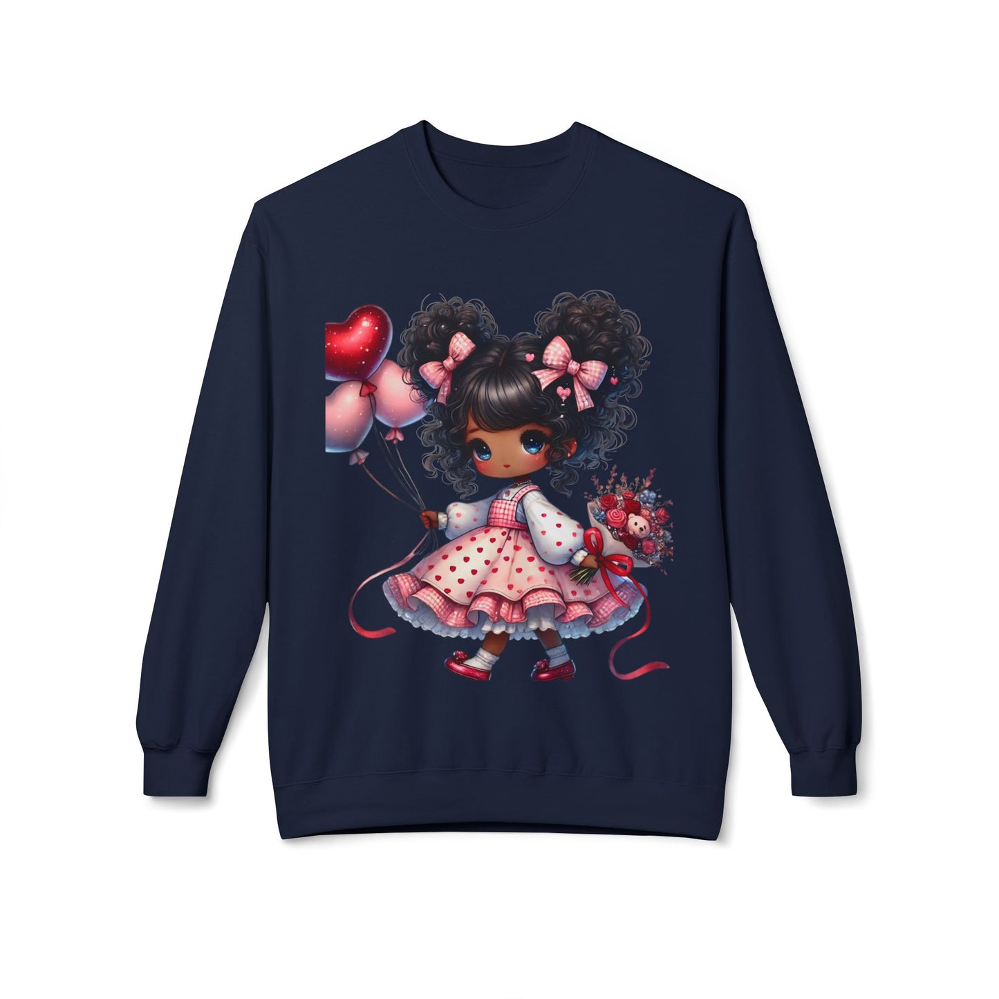 Valentines Unisex Midweight Softstyle Fleece Crewneck Sweatshirt