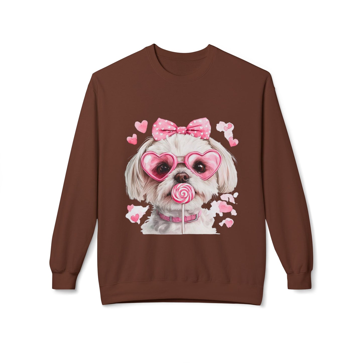 Valentines Unisex Midweight Softstyle Fleece Crewneck Sweatshirt