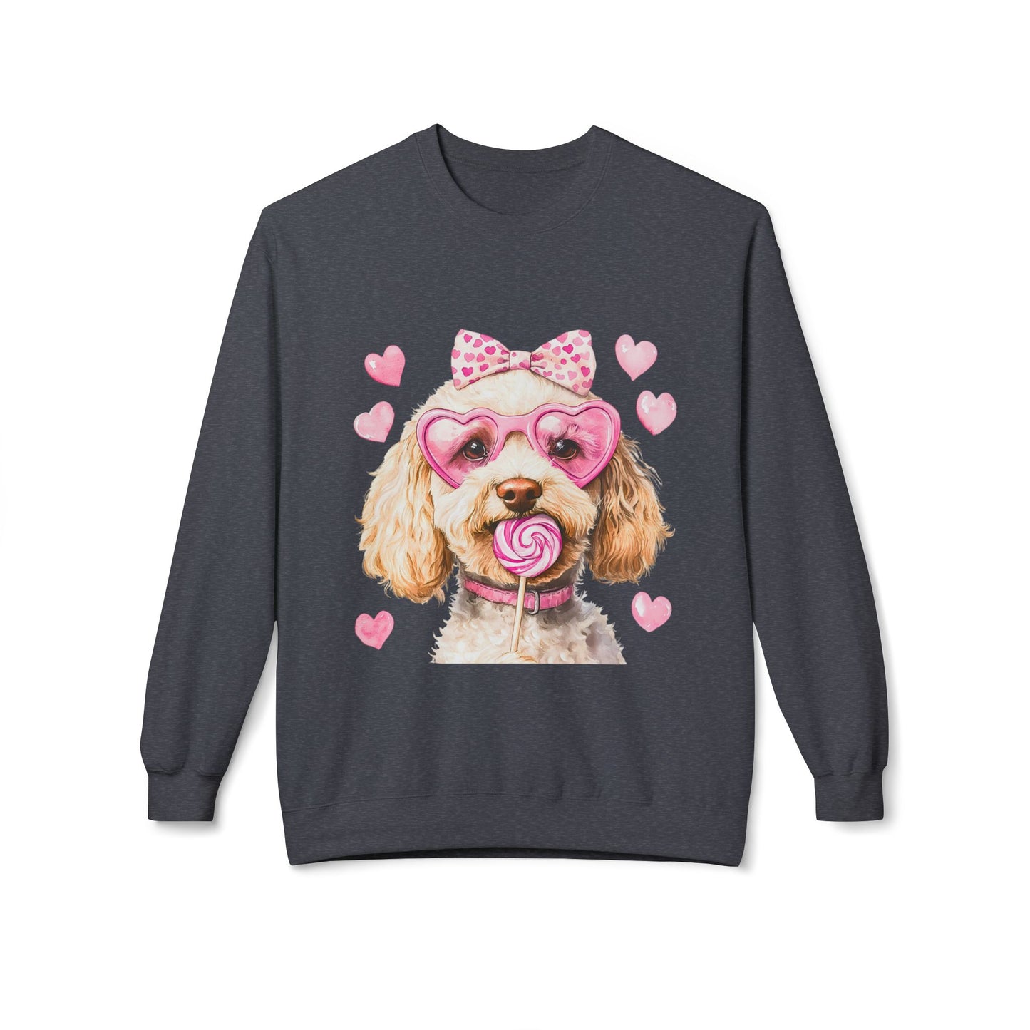 Valentines Unisex Midweight Softstyle Fleece Crewneck Sweatshirt