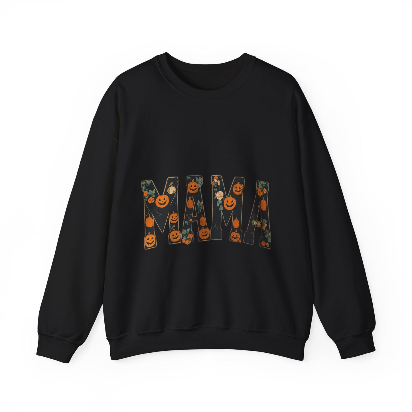 Mama Pumpkin Crewneck Sweatshirt, Fall Fashion, Halloween Gift, Cozy Sweatshirt, Casual Wear, Gift for Moms