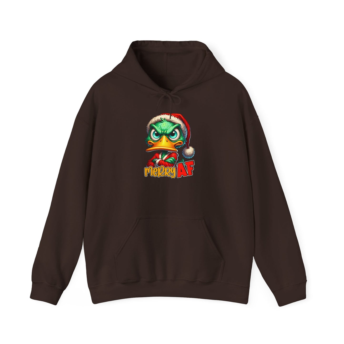 Festive Grinch Hoodie | Merry AF Gift for Christmas, Unisex Sweatshirt, Holiday Apparel, Cozy Sweatshirt, Grinch Lovers
