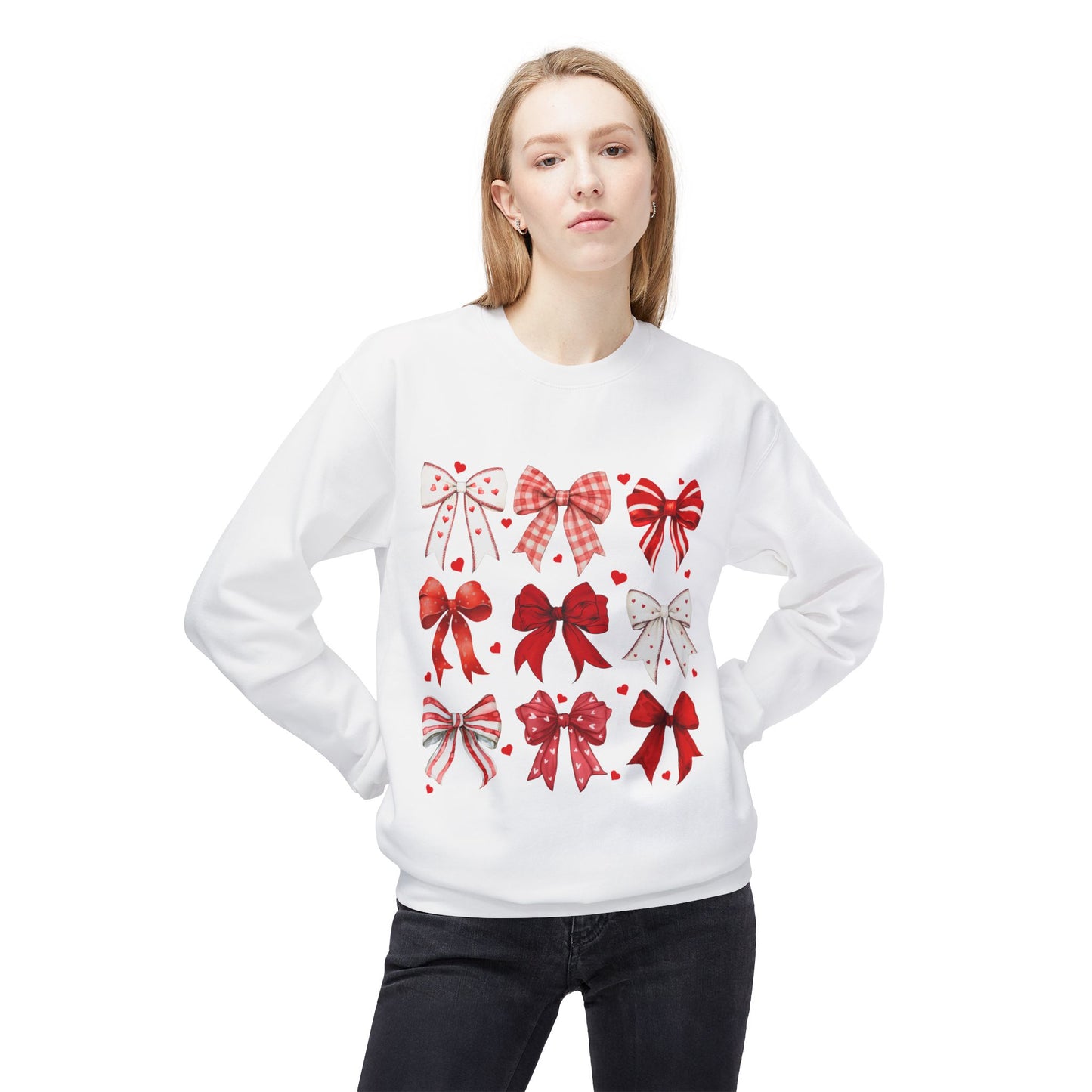 Valentines Unisex Midweight Softstyle Fleece Crewneck Sweatshirt