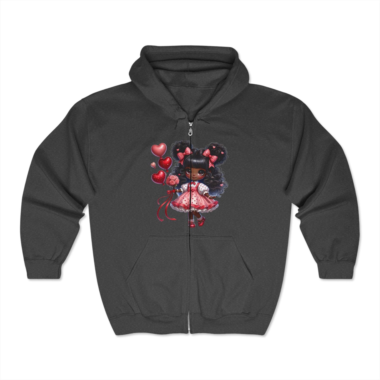 Valentines Unisex Heavy Blend™ Full Zip Hooded Sweatshirt