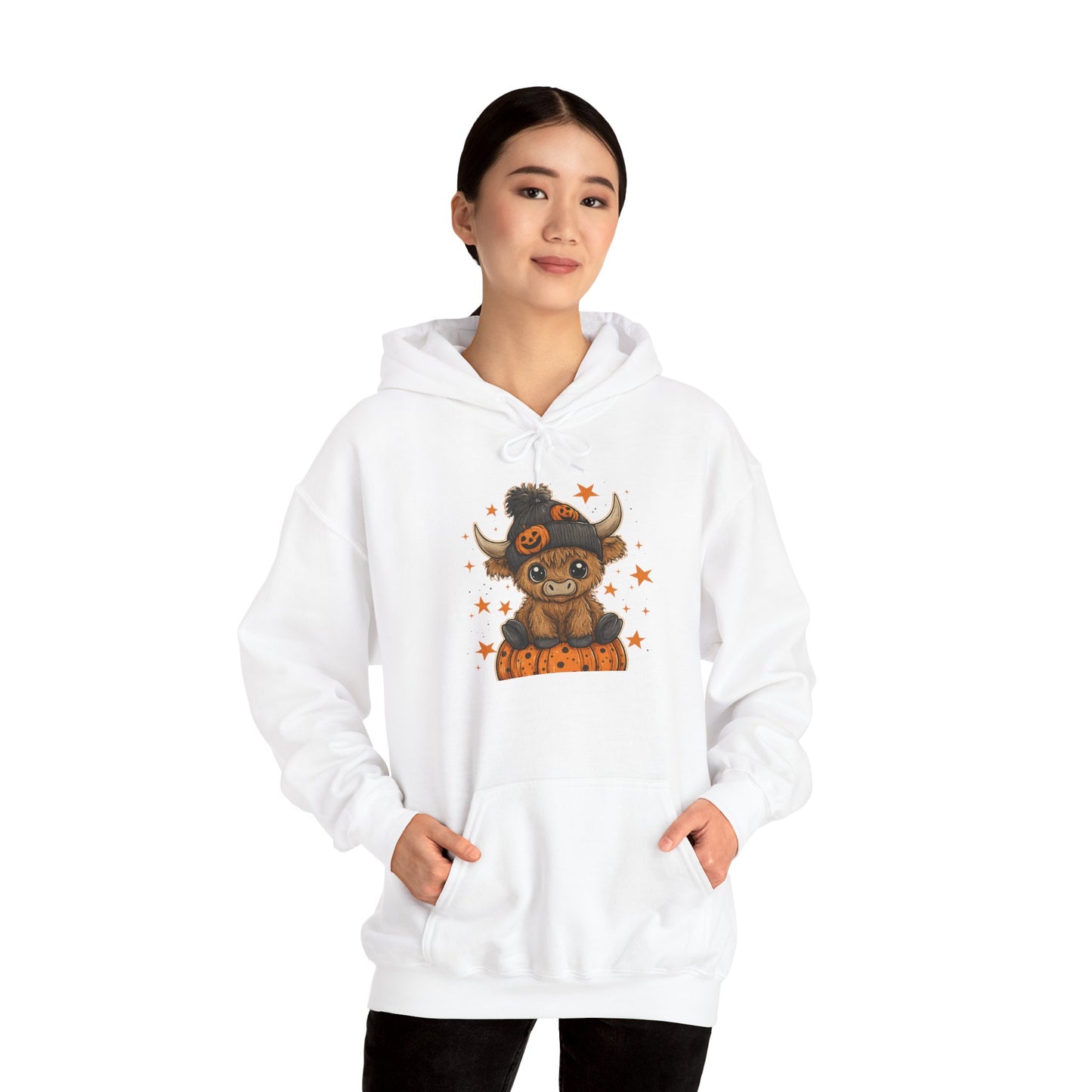 Cute Halloween Hoodie with Pumpkin Design, Fall Fashion, Costume Party Hoodie, Gift for Halloween Lovers, Unisex Fall Apparel
