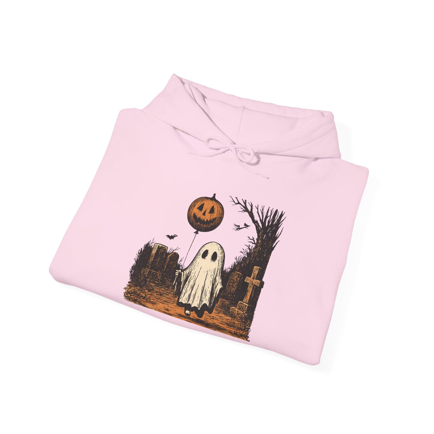 Halloween Ghost Hoodie, Cozy Unisex Hoodie, Spooky Season Apparel, Fall Fashion, Trick or Treat Gift