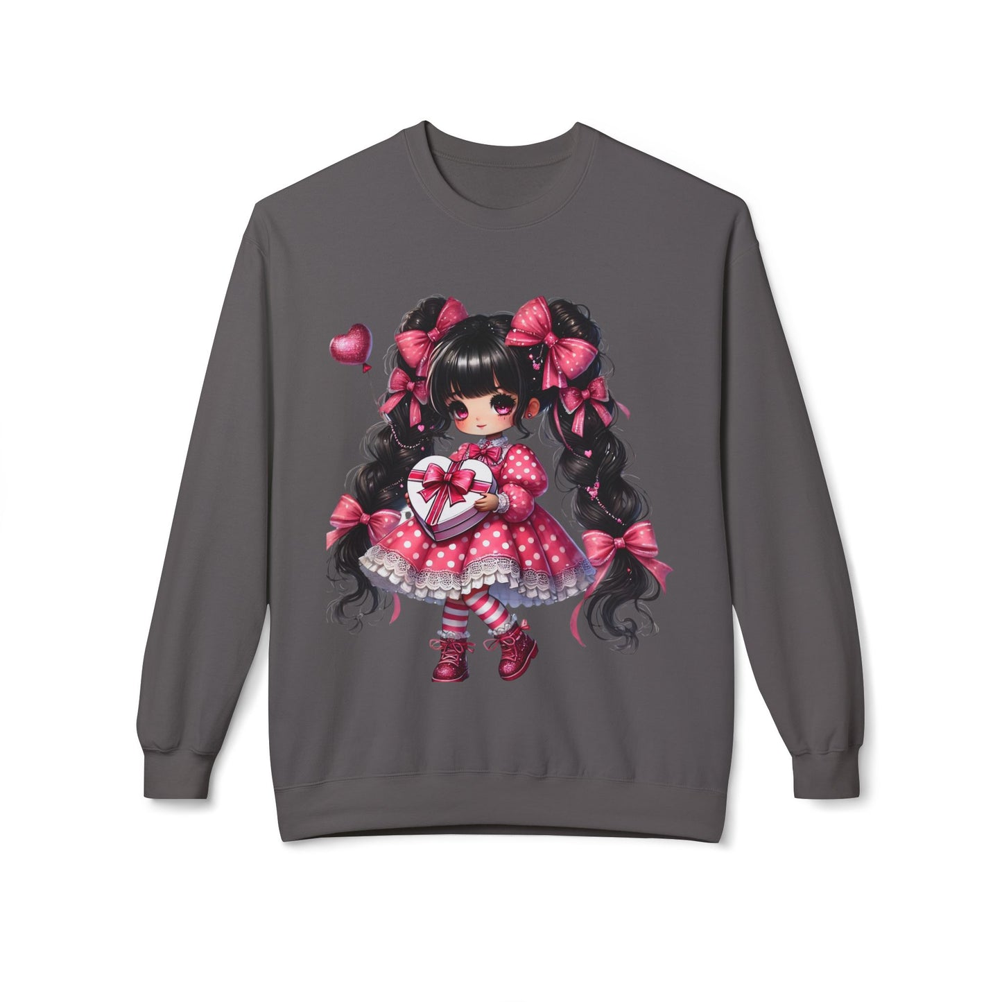 Valentines Unisex Midweight Softstyle Fleece Crewneck Sweatshirt