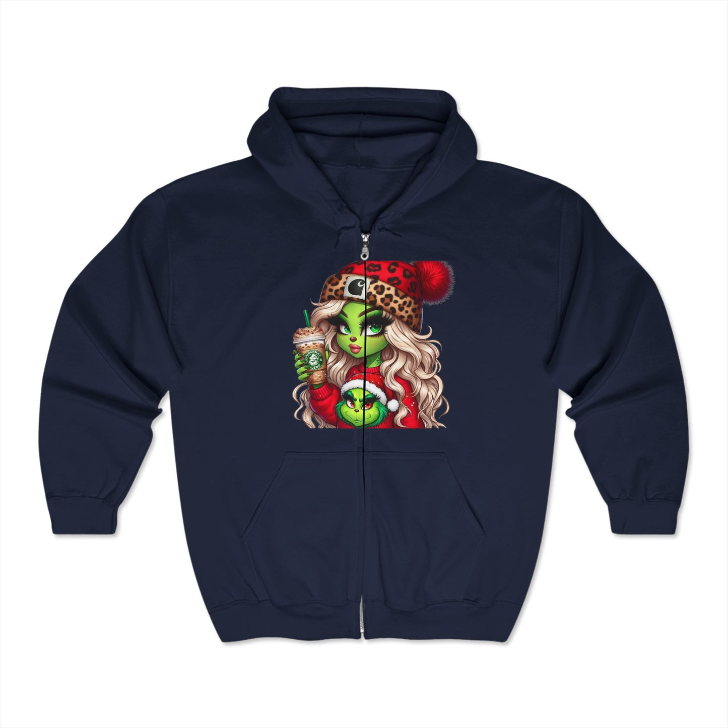 Christmas Unisex Heavy Blend™ Full Zip Hooded Sweatshirt