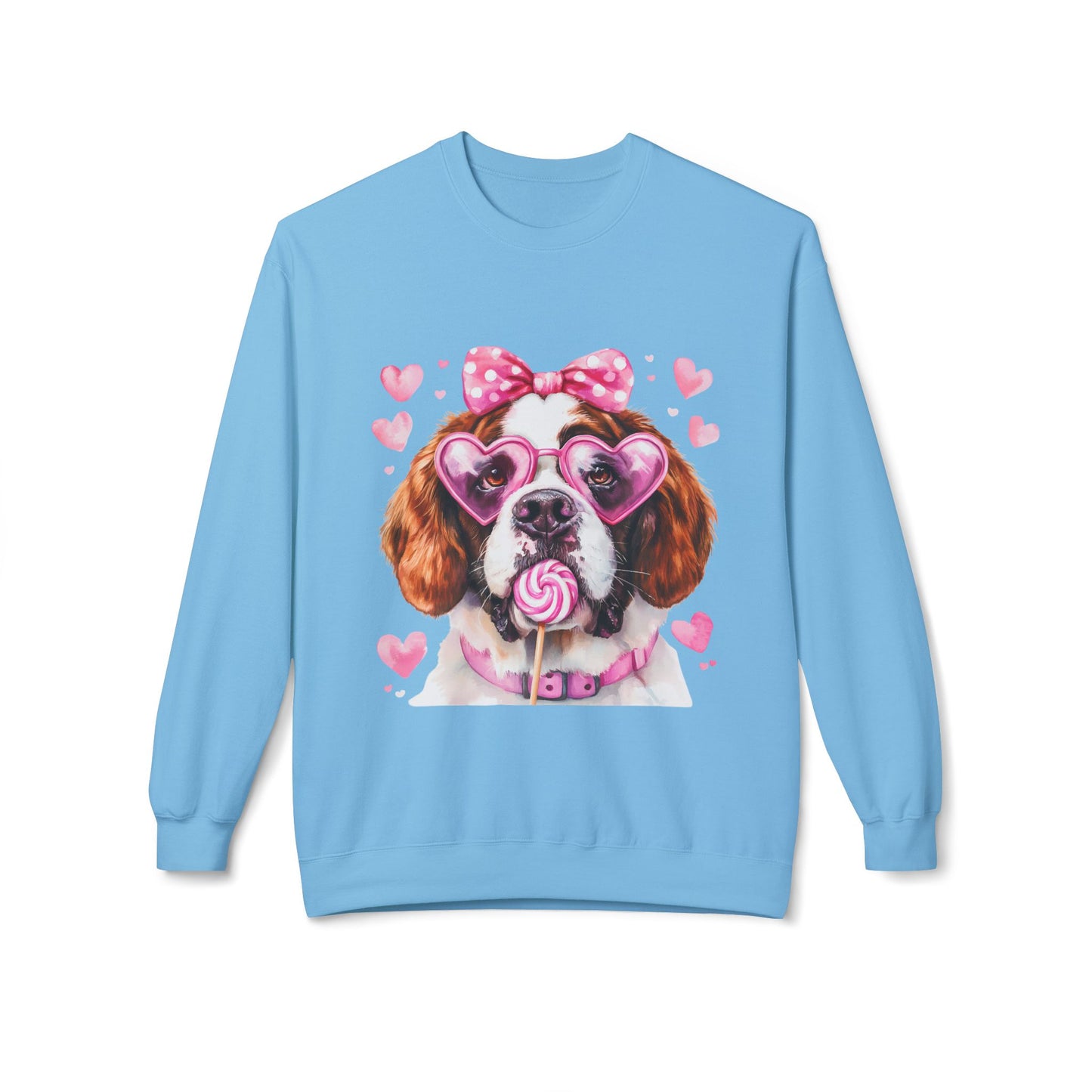 Valentines Unisex Midweight Softstyle Fleece Crewneck Sweatshirt