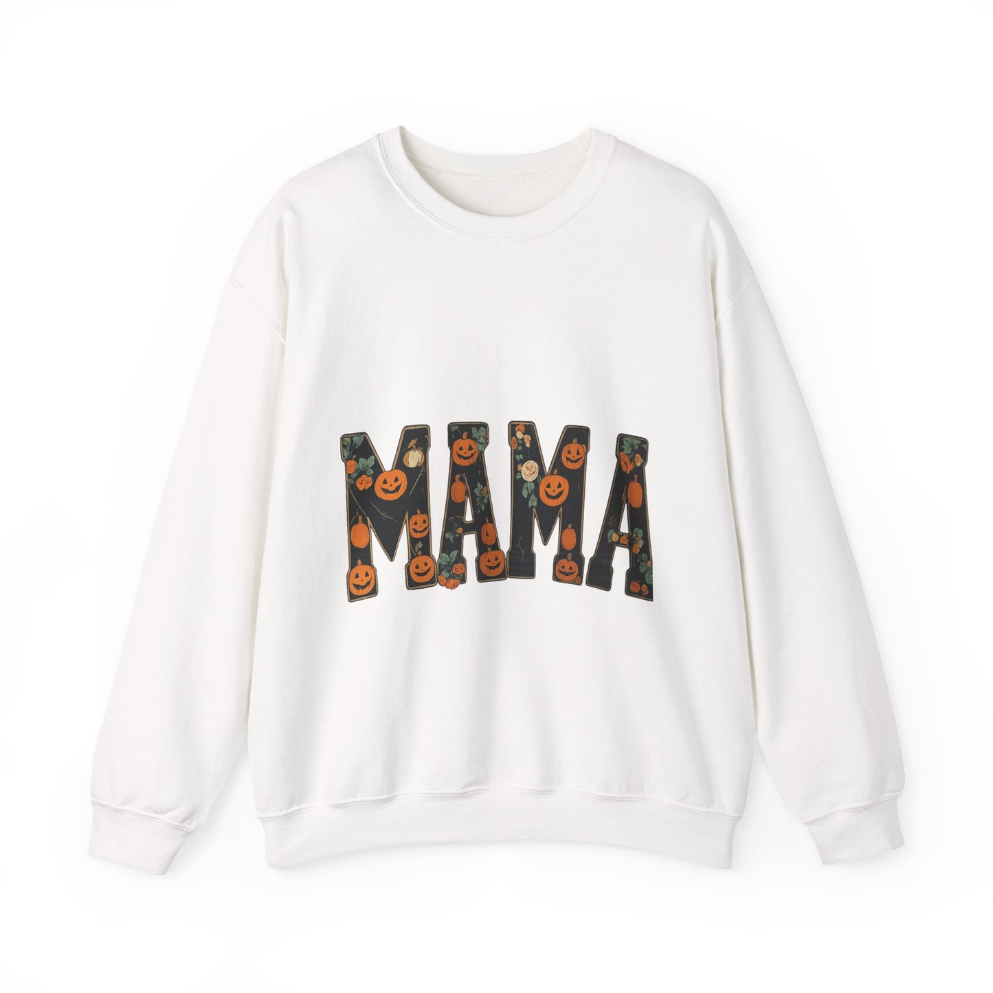 Mama Pumpkin Crewneck Sweatshirt, Fall Fashion, Halloween Gift, Cozy Sweatshirt, Casual Wear, Gift for Moms