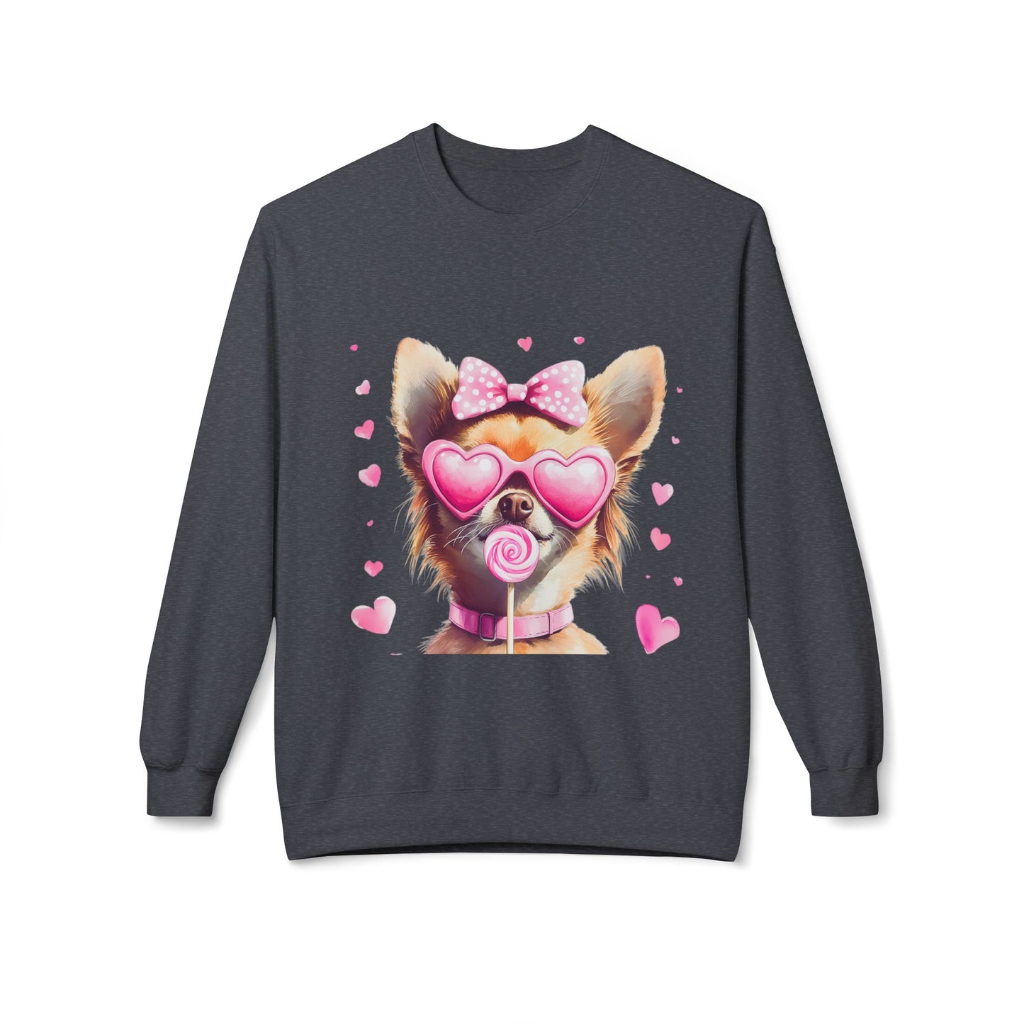 Valentines Unisex Midweight Softstyle Fleece Crewneck Sweatshirt