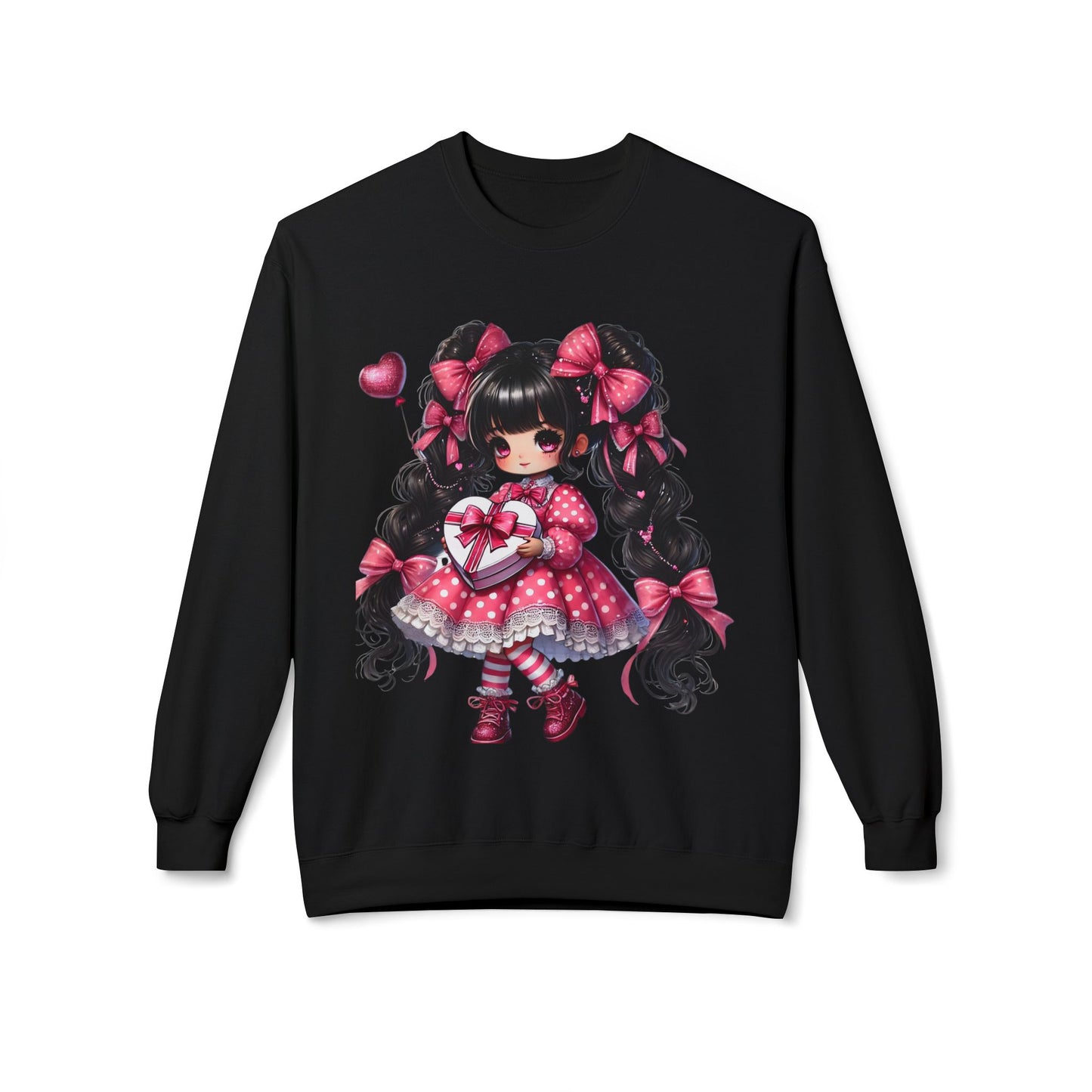 Valentines Unisex Midweight Softstyle Fleece Crewneck Sweatshirt