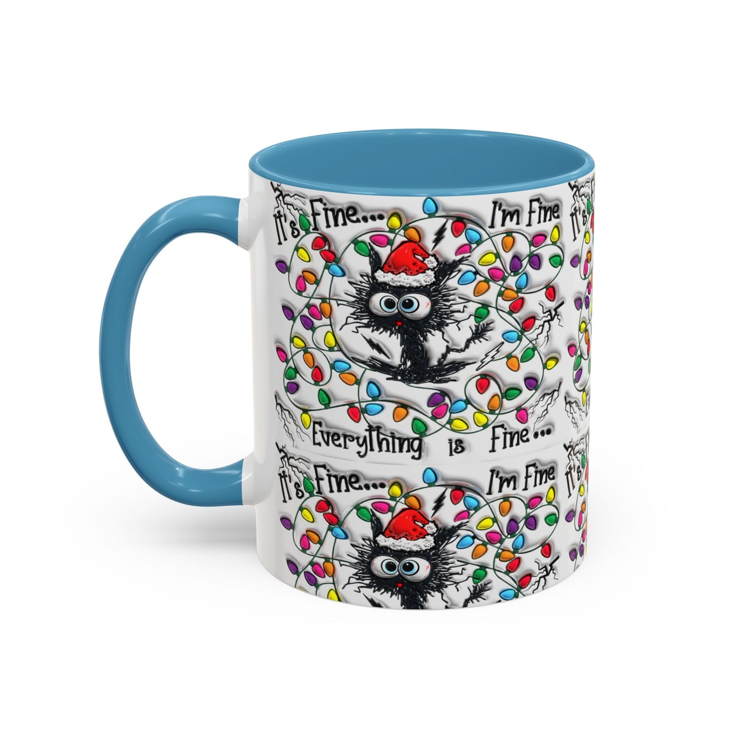Christmas Accent Coffee Mug (11, 15oz)