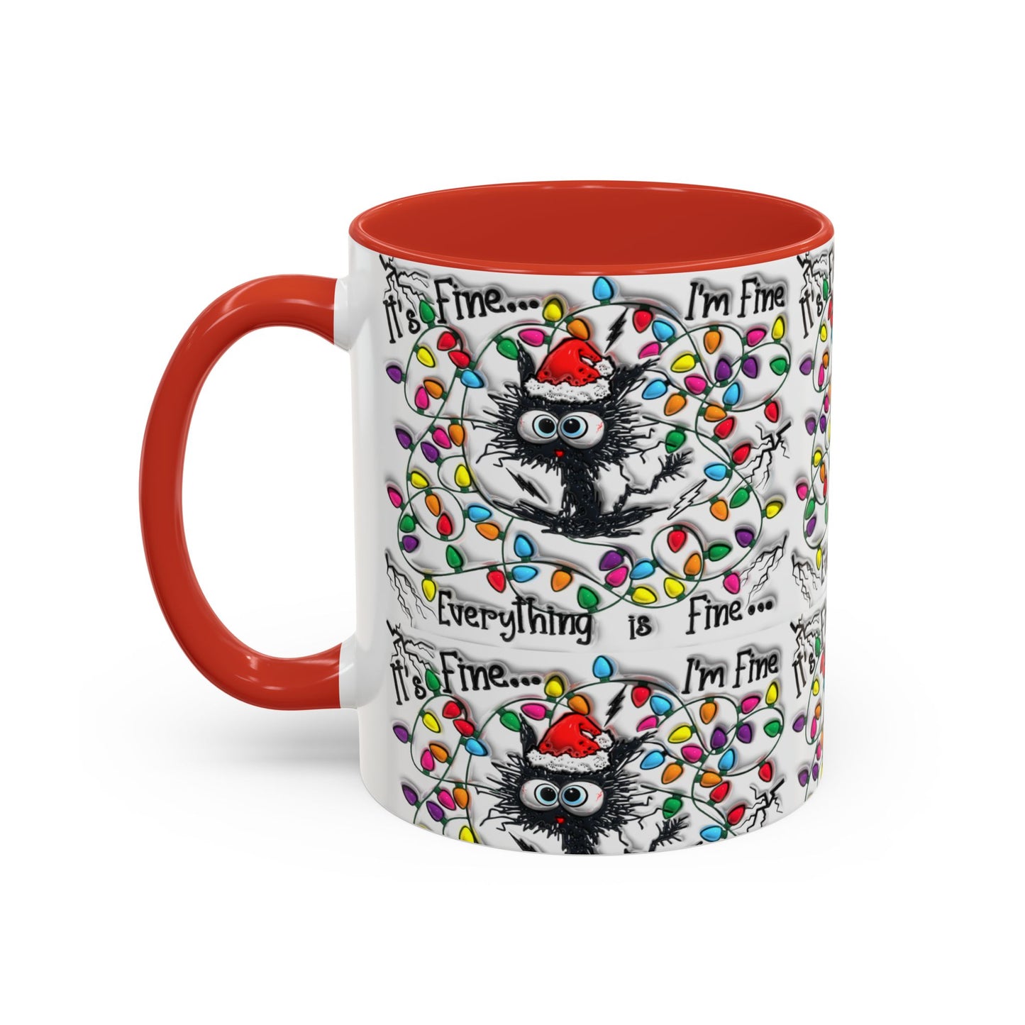 Christmas Accent Coffee Mug (11, 15oz)
