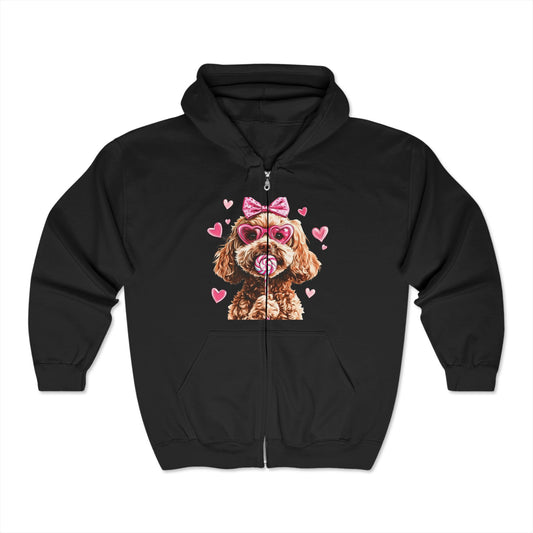 Valentines Unisex Heavy Blend™ Full Zip Hooded Sweatshirt