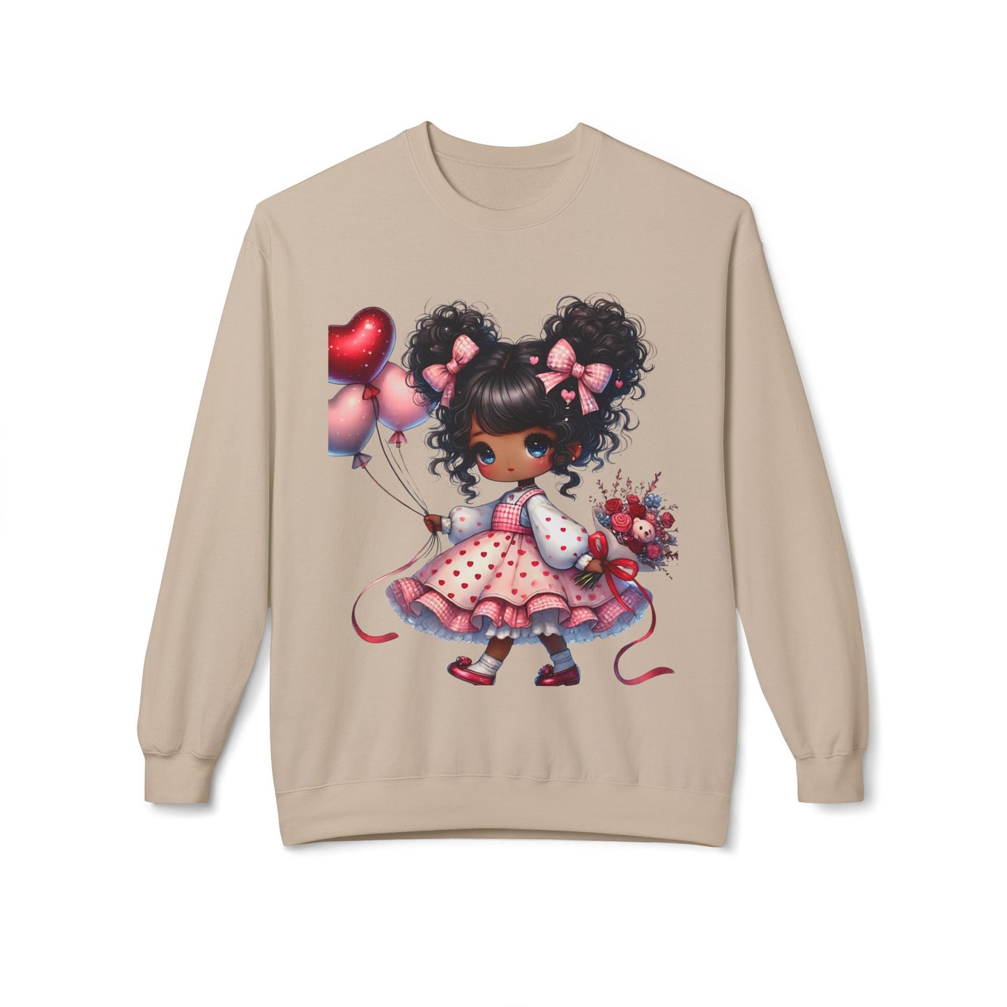 Valentines Unisex Midweight Softstyle Fleece Crewneck Sweatshirt
