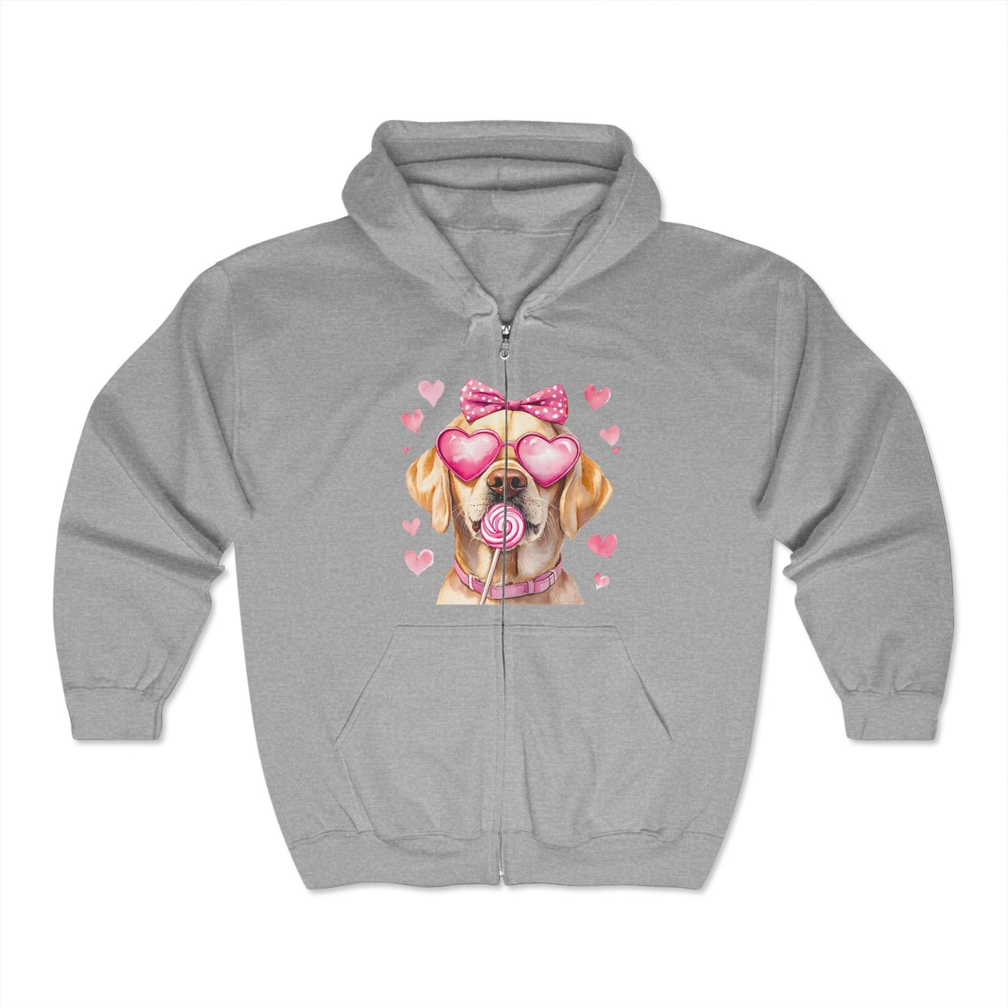 Valentines Unisex Heavy Blend™ Full Zip Hooded Sweatshirt