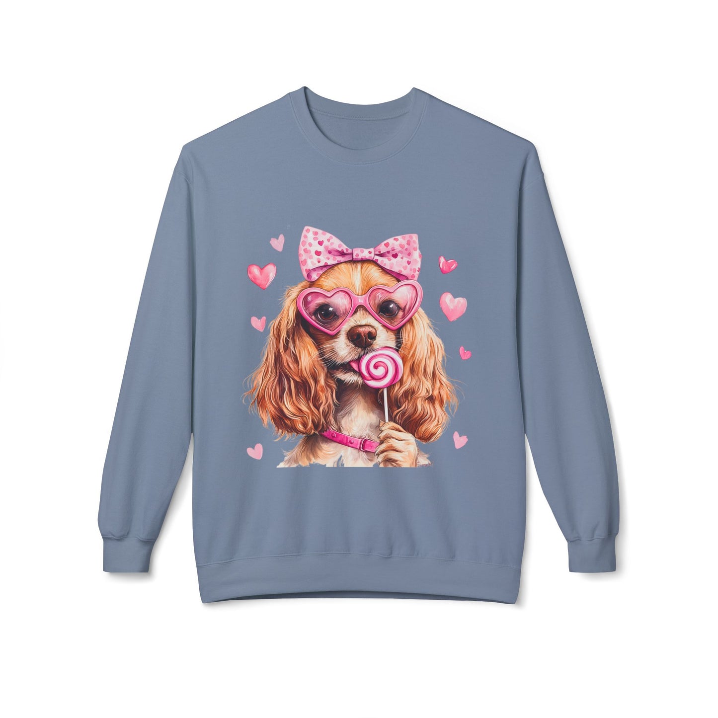 Valentines Unisex Midweight Softstyle Fleece Crewneck Sweatshirt