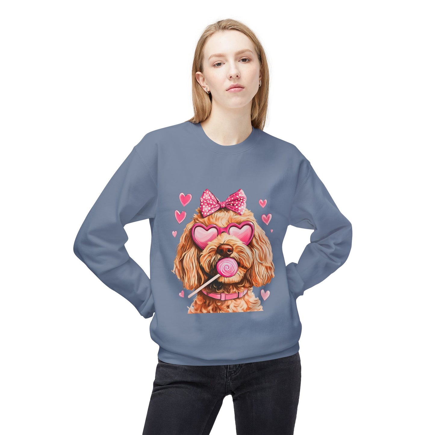 Valentines Unisex Midweight Softstyle Fleece Crewneck Sweatshirt