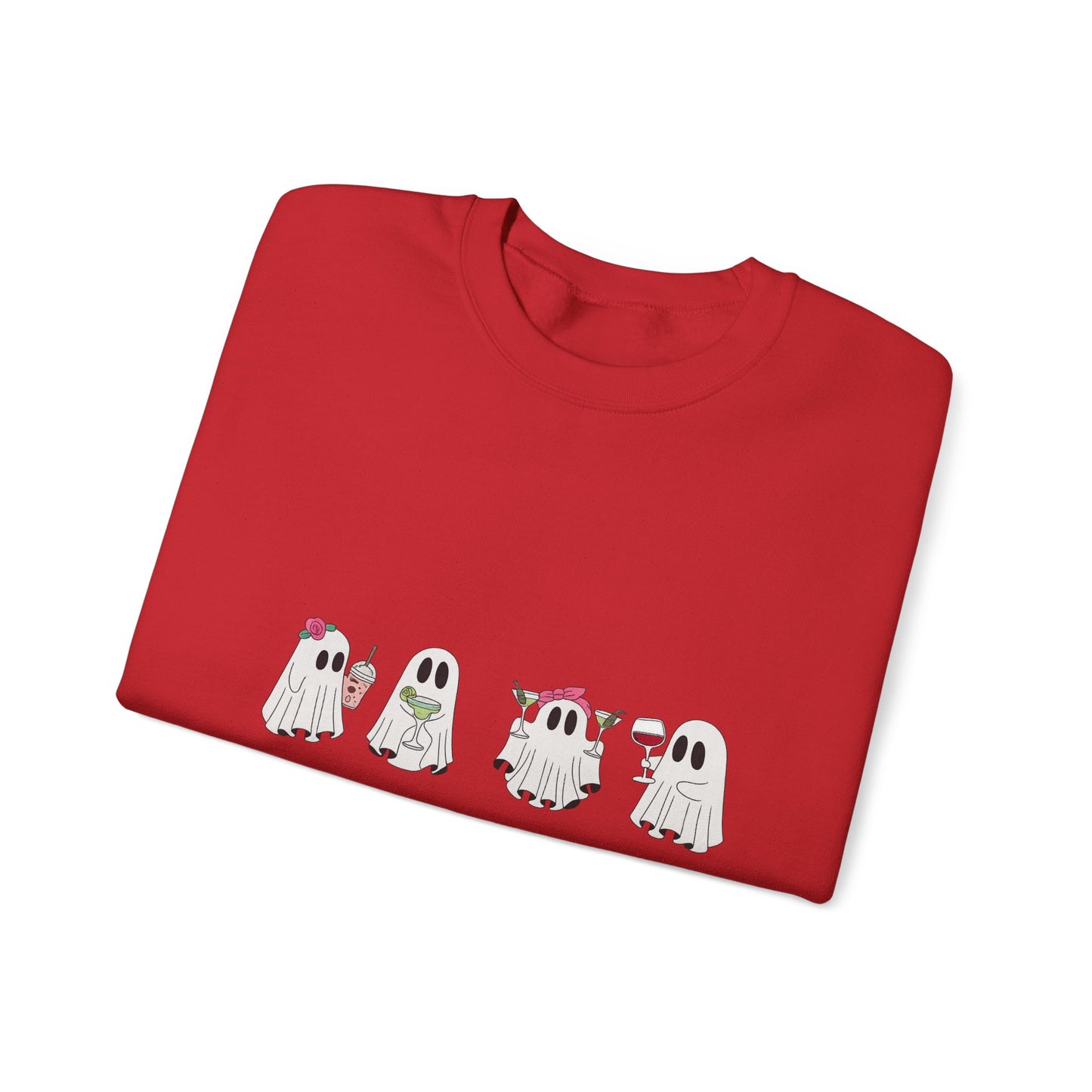 Ghostly Fun Unisex Sweatshirt - Cozy Halloween Apparel, Fall Fashion, Spooky Season Style, Gift for Ghost Lovers, Casual Comfort
