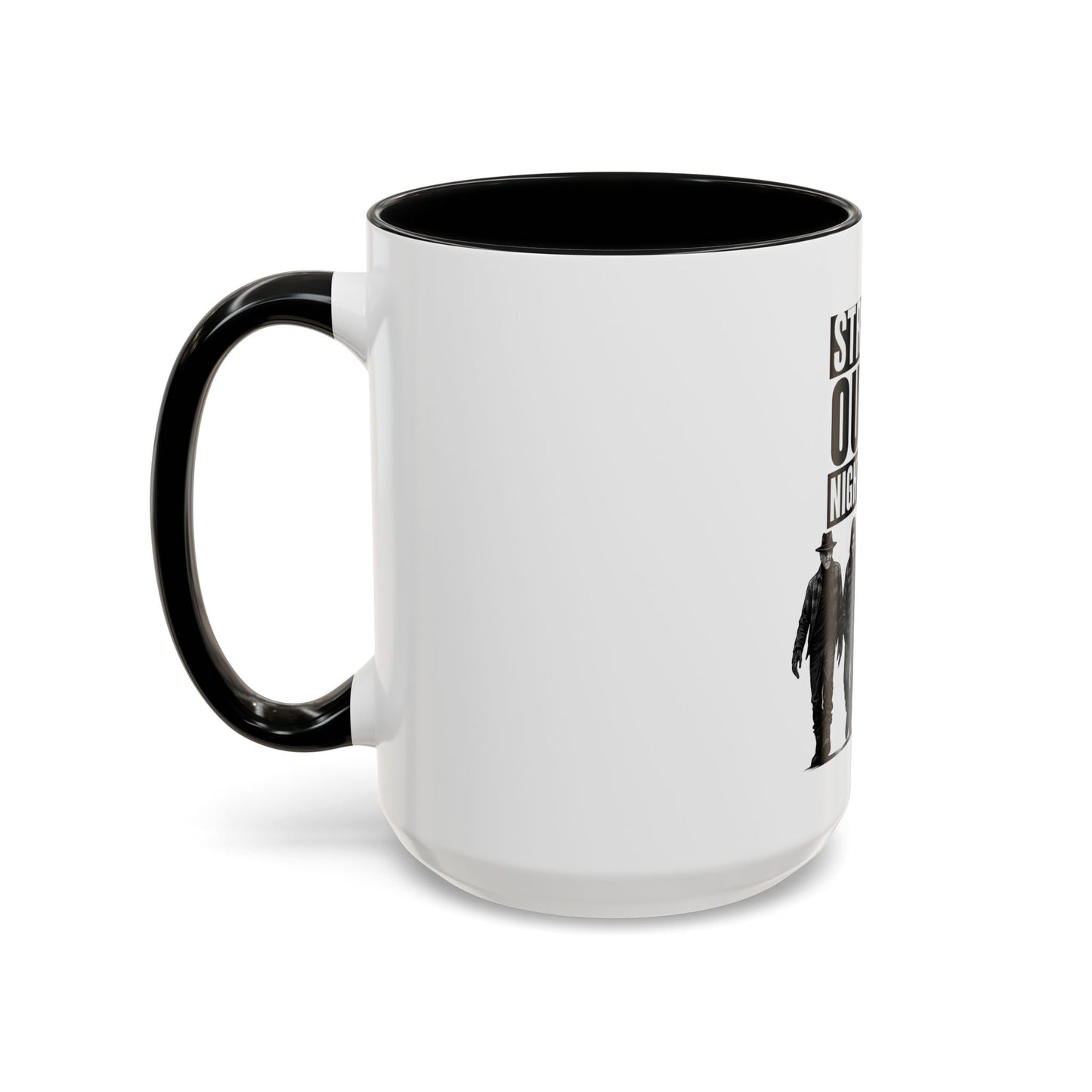 Straight Outta Nightmares Accent Coffee Mug | Spooky Mug, Horror Coffee Cup, Unique Gift for Halloween, Funware, Collectible Tea Mug