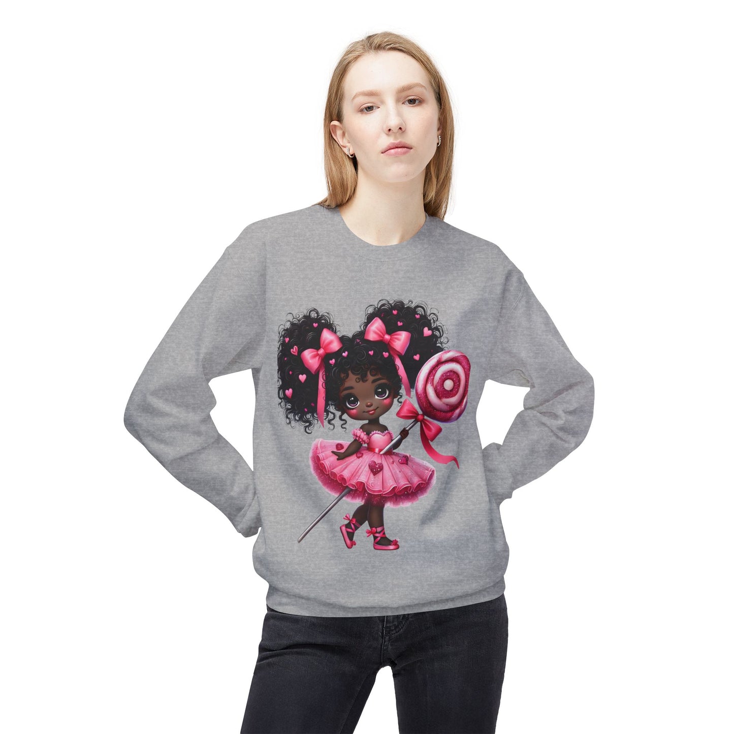 Valentines Unisex Midweight Softstyle Fleece Crewneck Sweatshirt