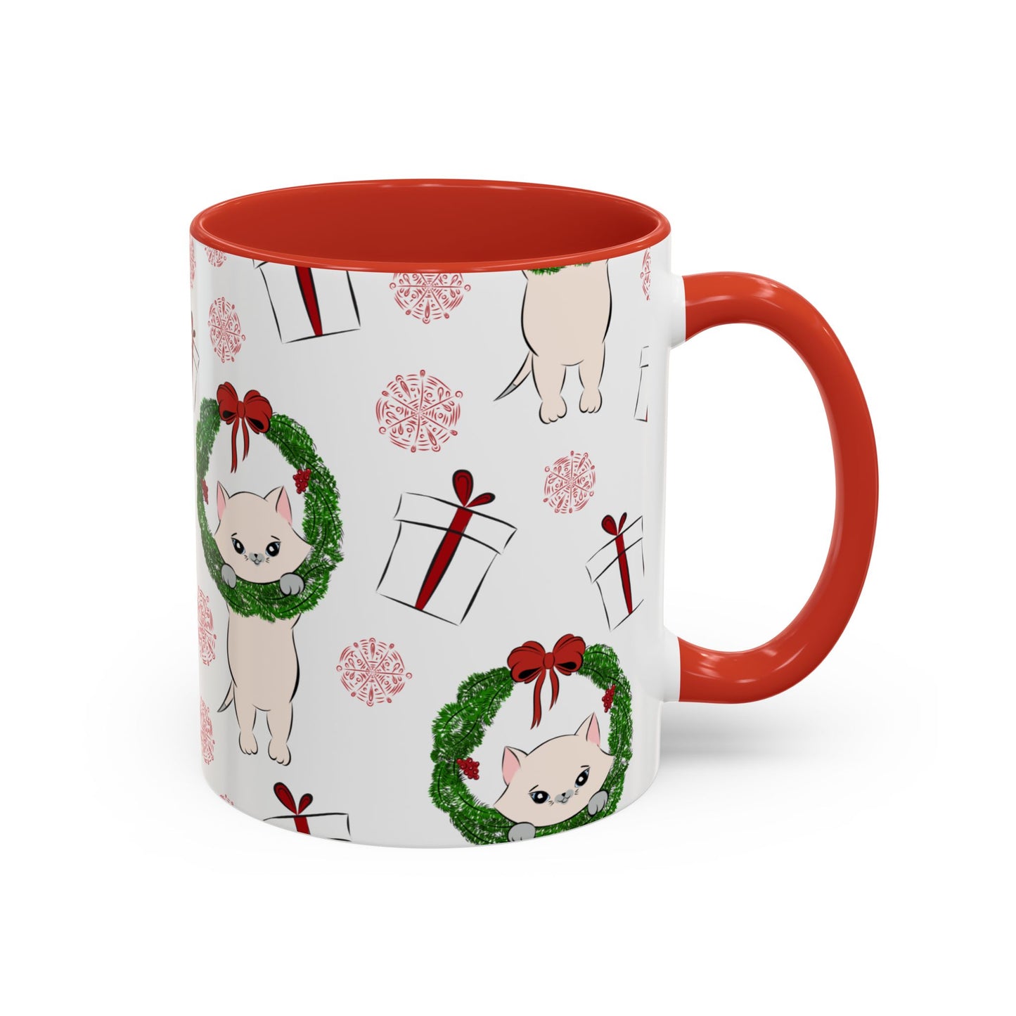 Christmas Accent Coffee Mug (11, 15oz)