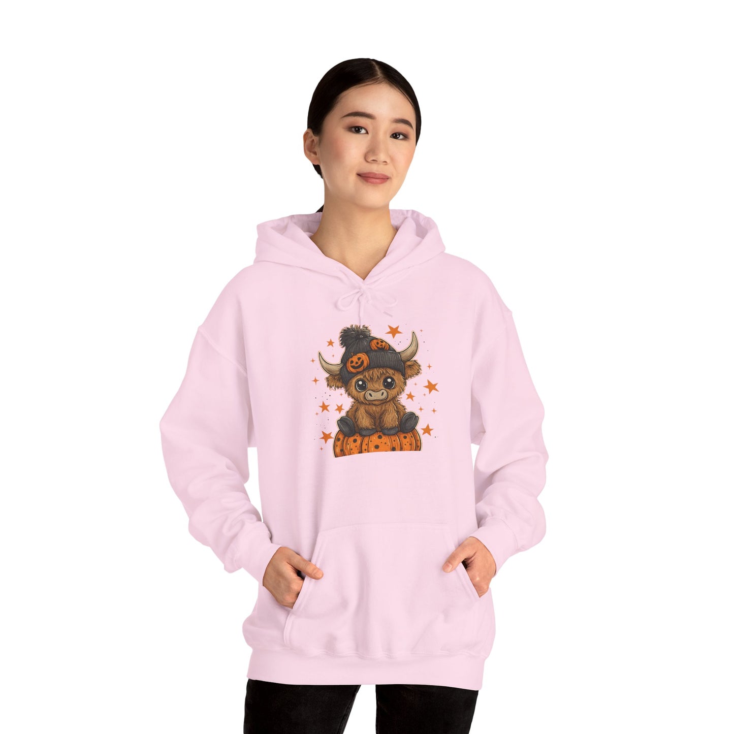 Cute Halloween Hoodie with Pumpkin Design, Fall Fashion, Costume Party Hoodie, Gift for Halloween Lovers, Unisex Fall Apparel