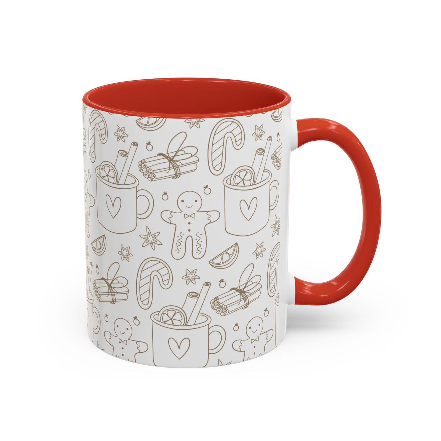 Christmas Accent Coffee Mug (11, 15oz)