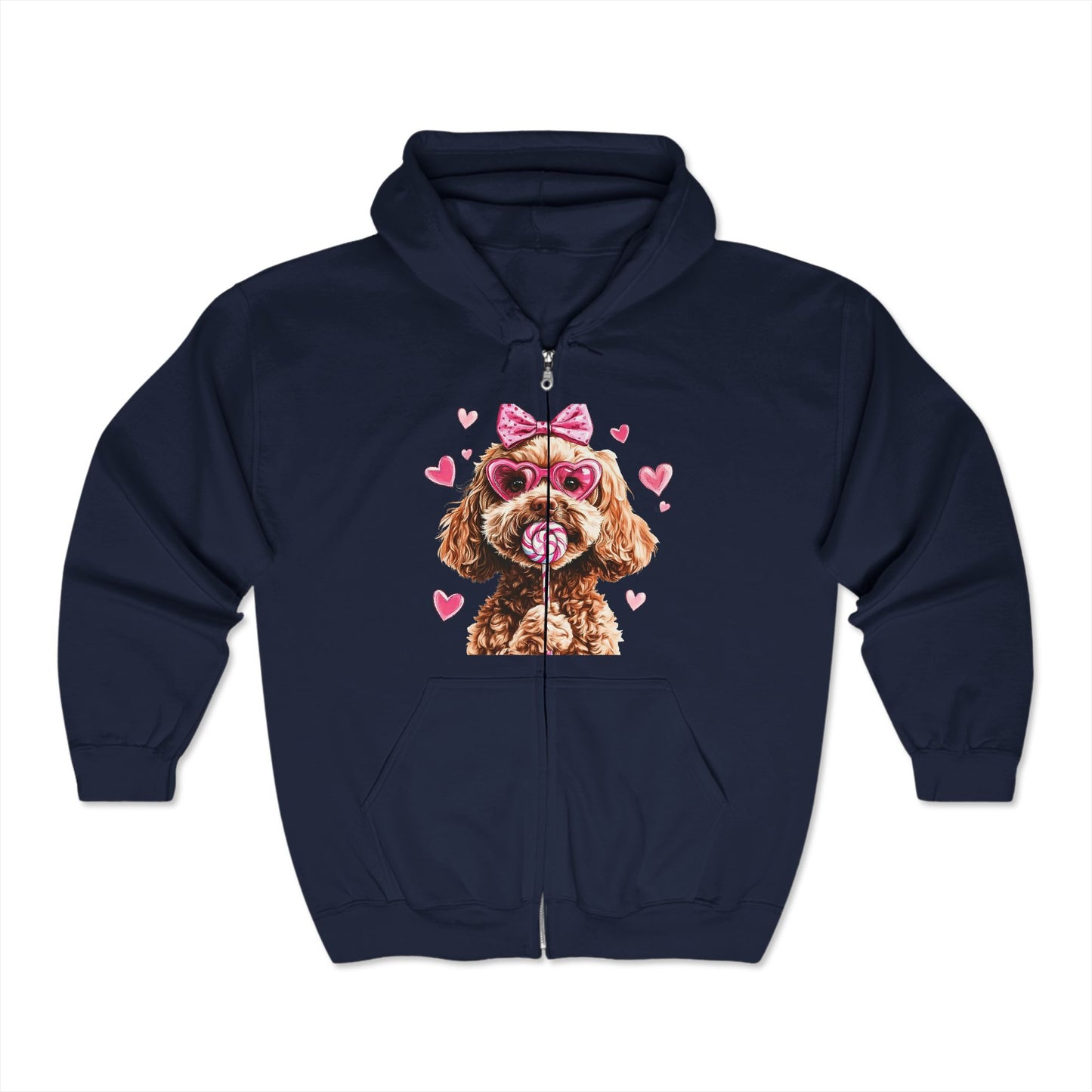 Valentines Unisex Heavy Blend™ Full Zip Hooded Sweatshirt