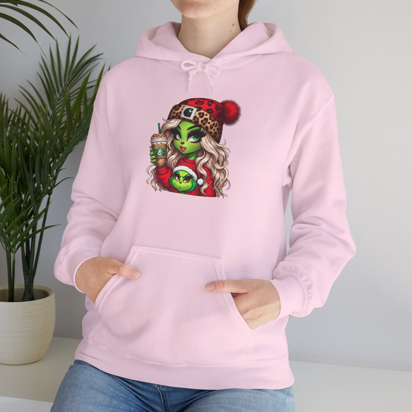 Festive Witch Hooded Hoodie | Cute Halloween Hoodie, Cozy Women’s Hoodie, Gift for Witch Lovers, Holiday Apparel