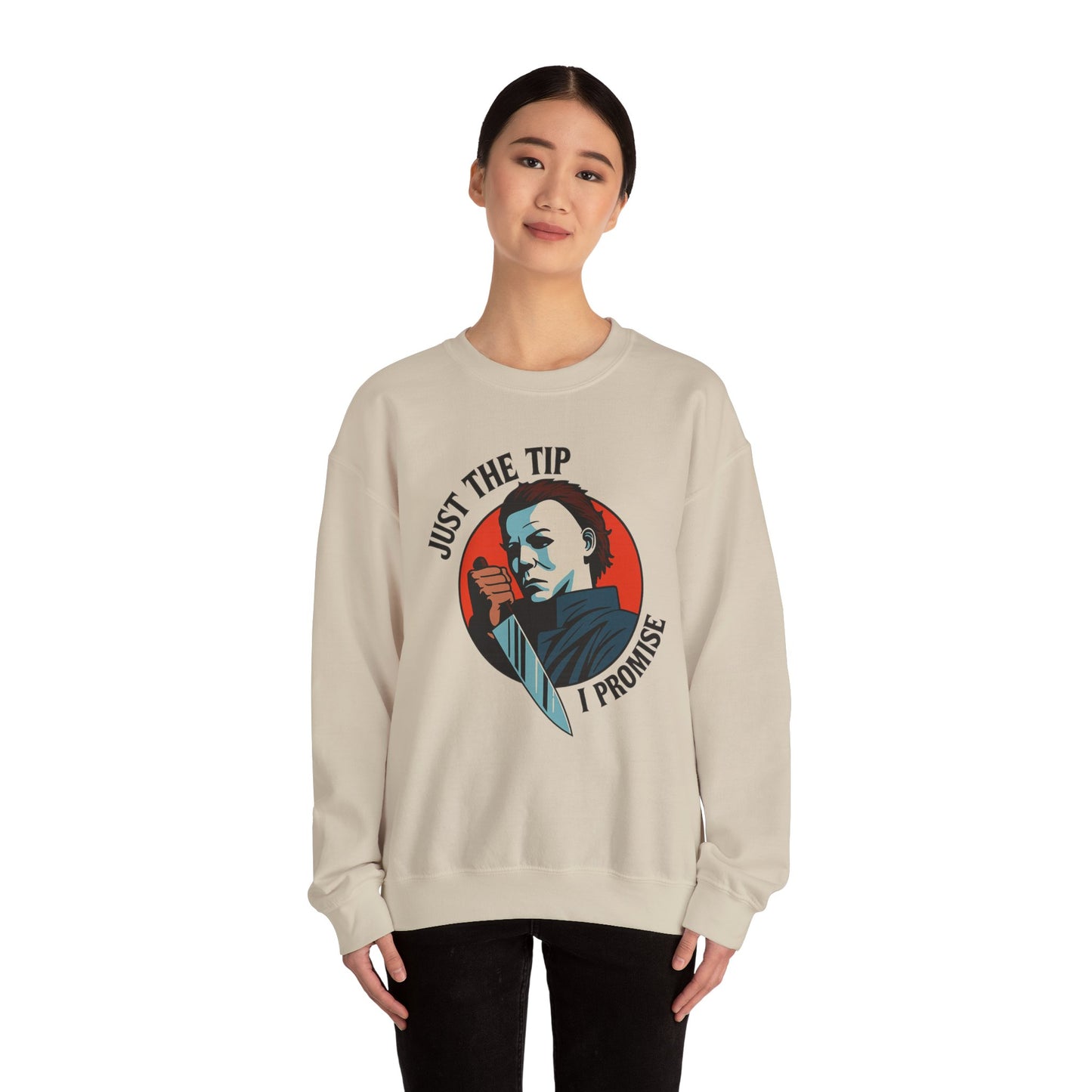 Spooky Humor Crewneck Sweatshirt | Funny Fall Fashion, Halloween Gift, Cozy Sweatshirt, Unisex Apparel, Casual Wear
