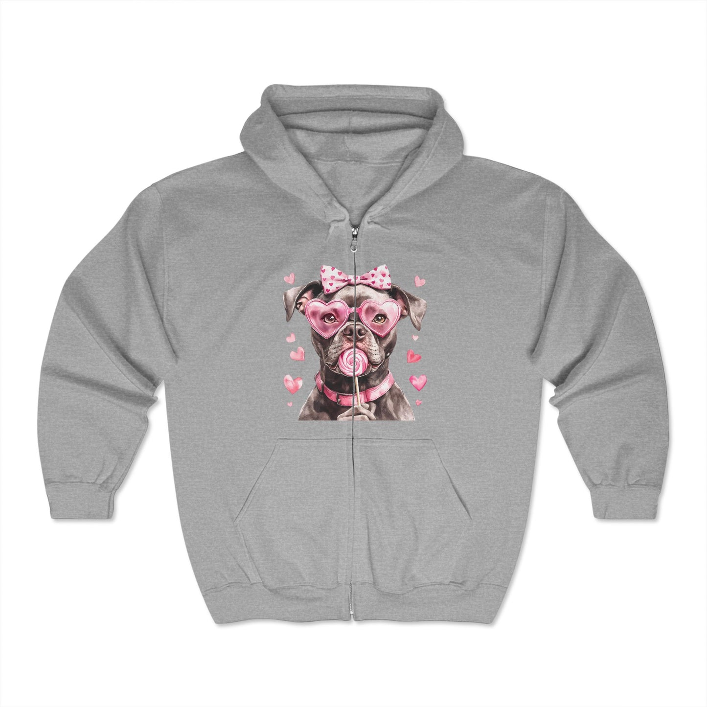 Valentines Unisex Heavy Blend™ Full Zip Hooded Sweatshirt