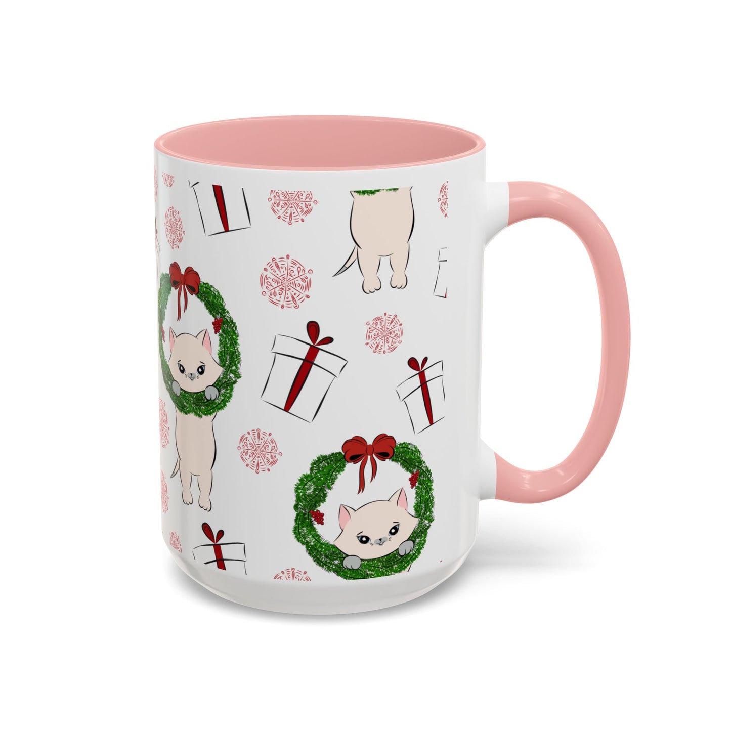 Christmas Accent Coffee Mug (11, 15oz)