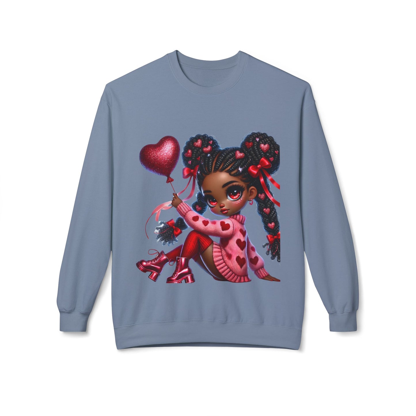 Valentines Unisex Midweight Softstyle Fleece Crewneck Sweatshirt