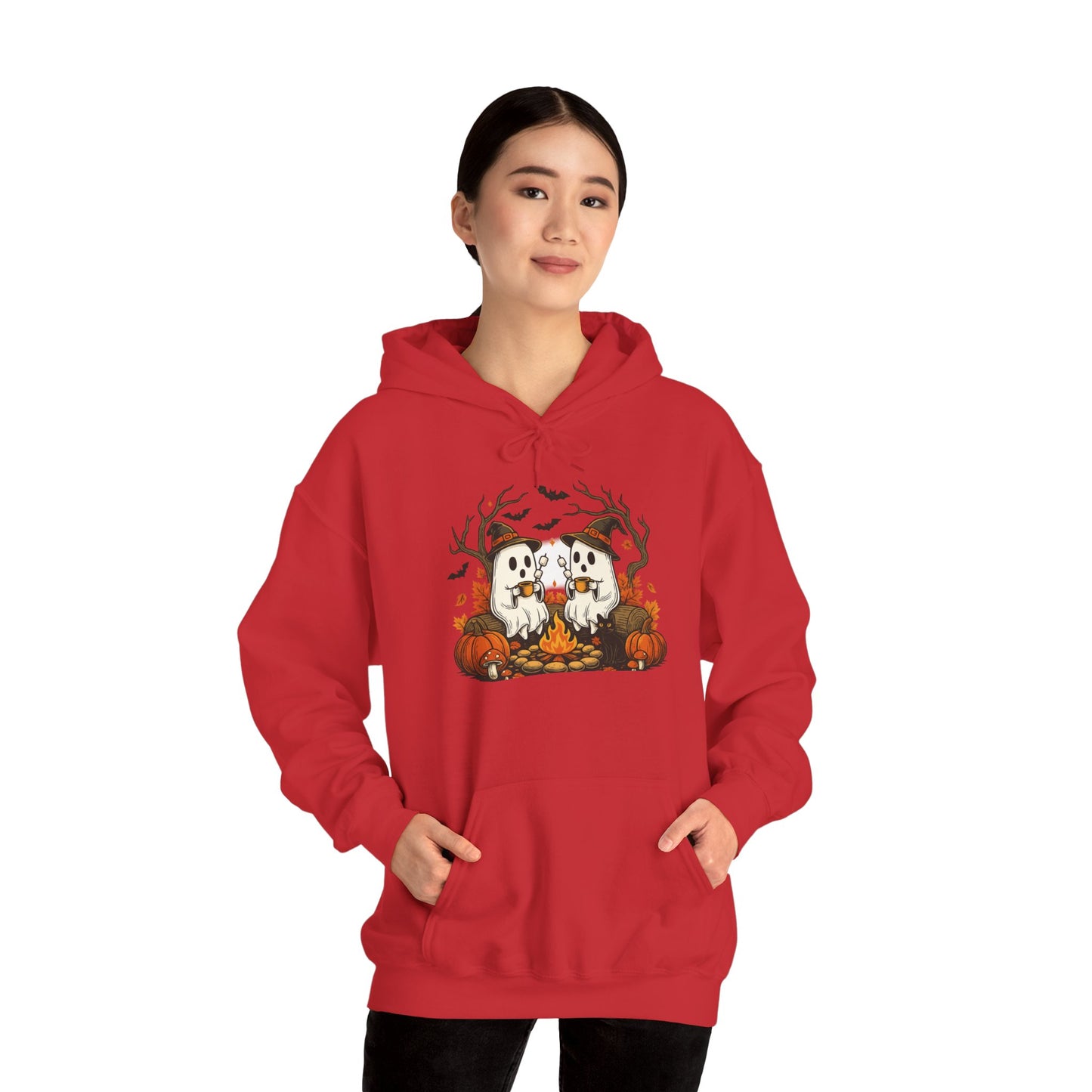 Cozy Halloween Hoodie, Unisex Hooded Hoodie, Fall Outfit, Pumpkin Patch Hoodie, Halloween Gift, Spooky Season Apparel