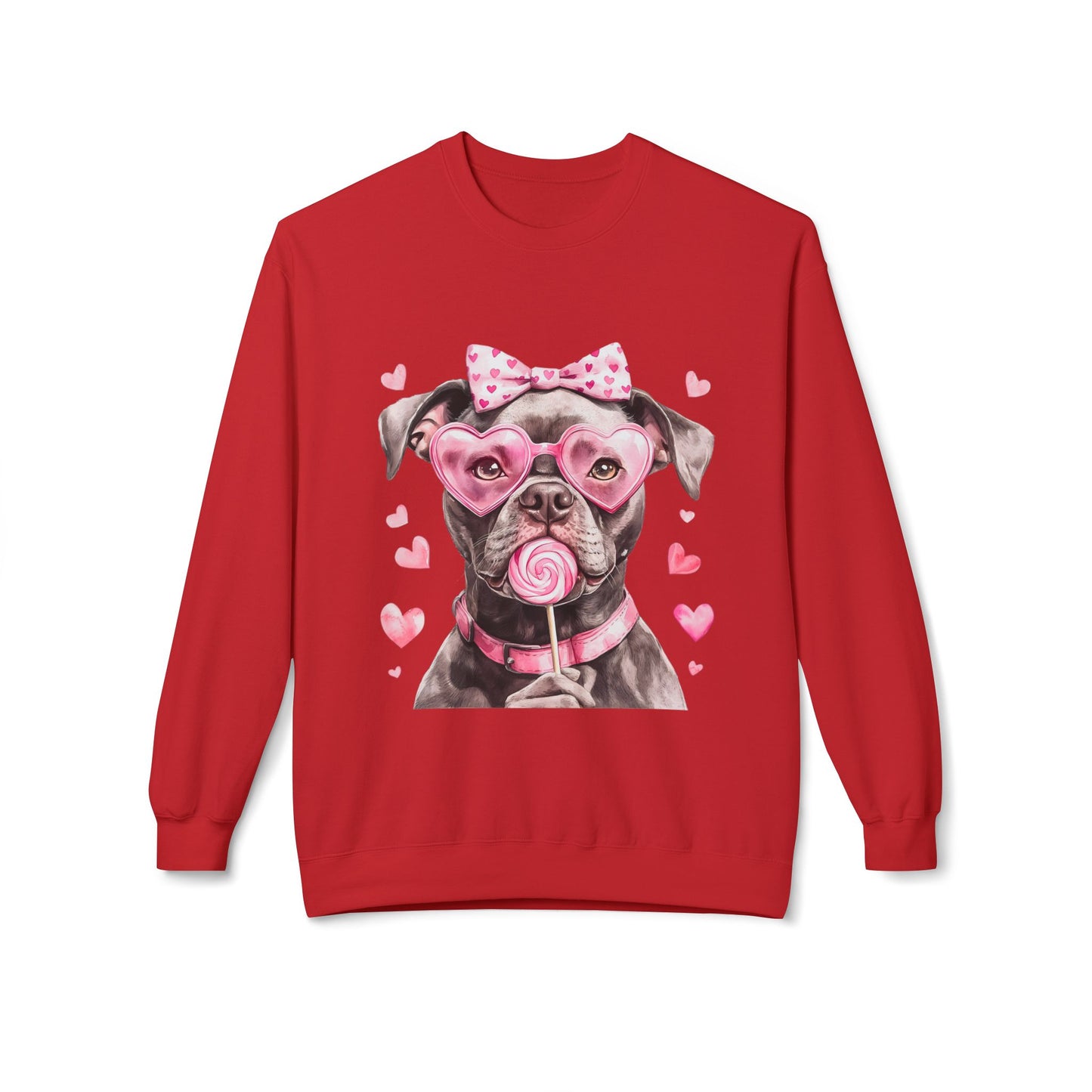 Valentines Unisex Midweight Softstyle Fleece Crewneck Sweatshirt