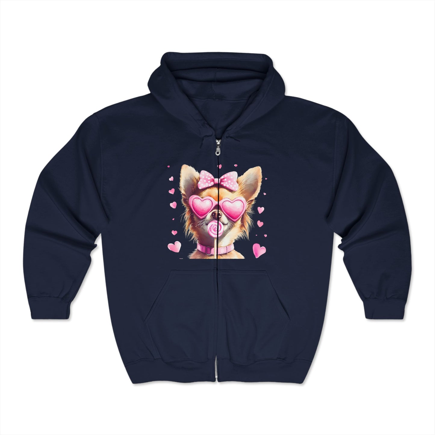 Valentines Unisex Heavy Blend™ Full Zip Hooded Sweatshirt