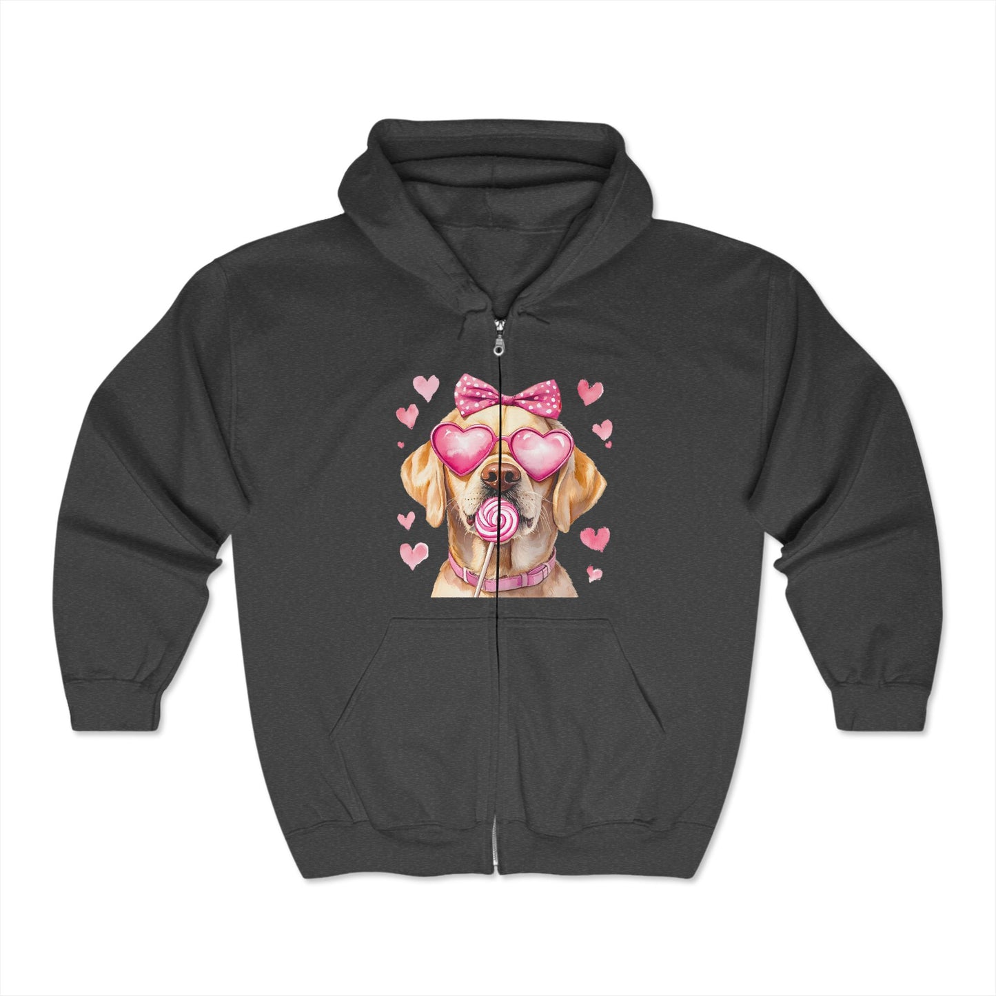 Valentines Unisex Heavy Blend™ Full Zip Hooded Sweatshirt