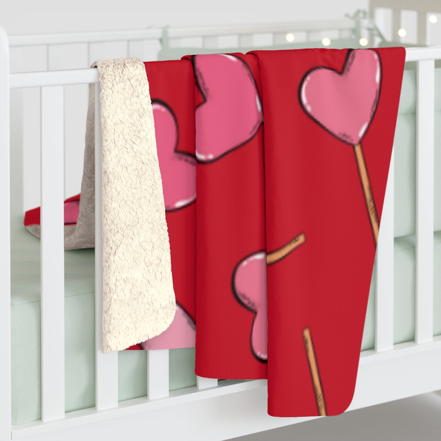 Valentines Sherpa Fleece Blanket