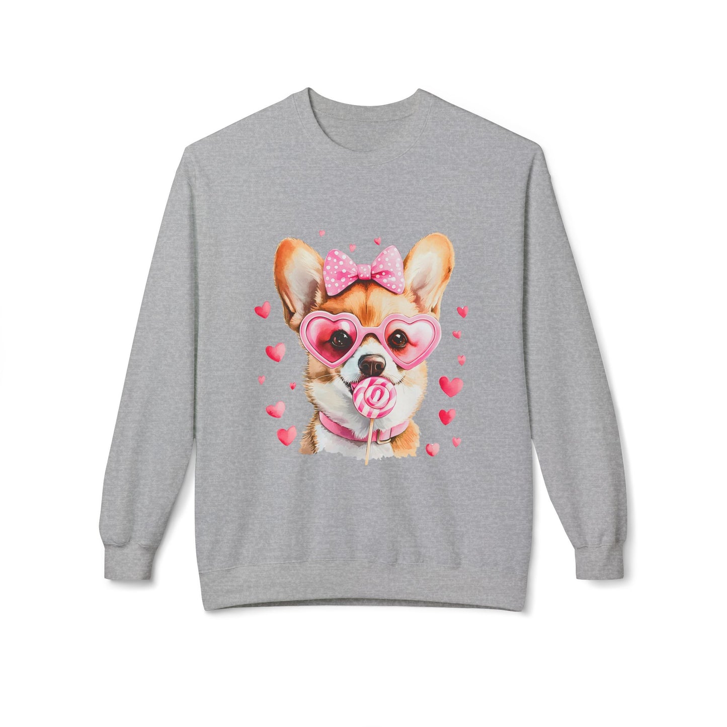 Valentines Unisex Midweight Softstyle Fleece Crewneck Sweatshirt