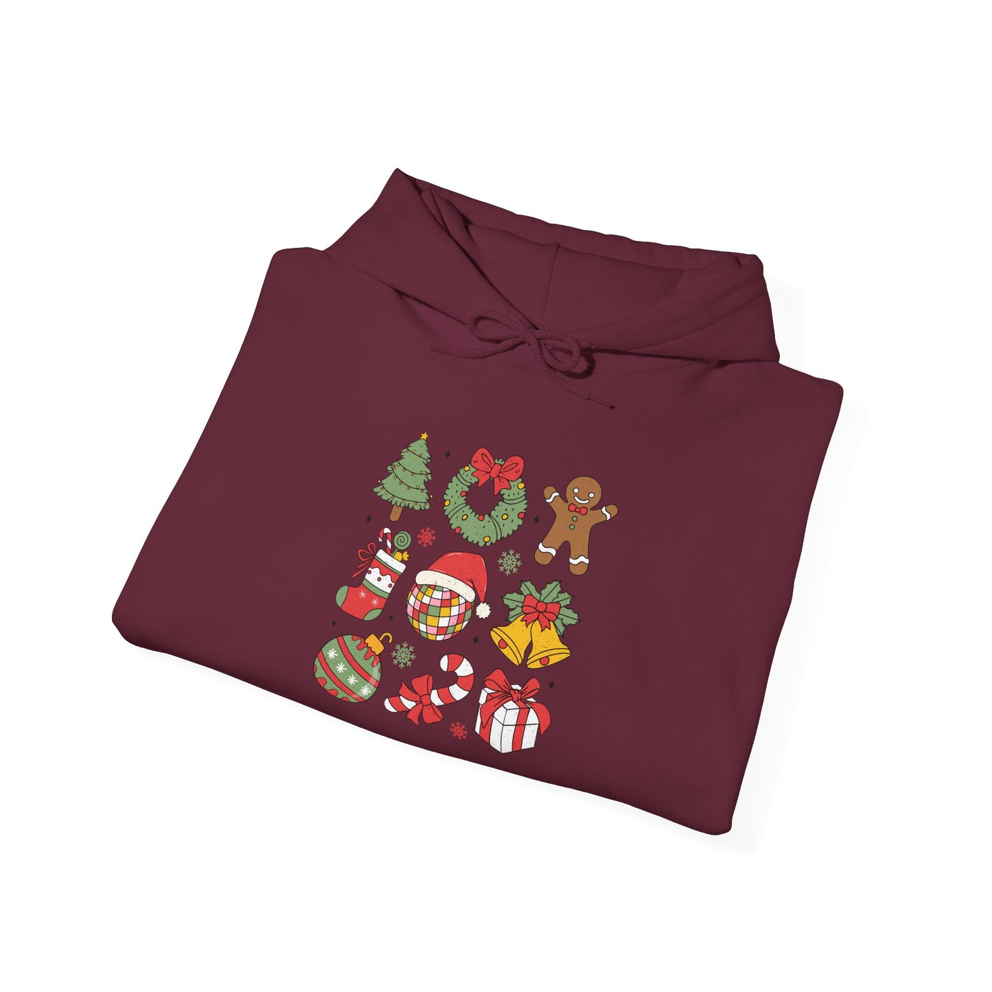 Festive Holiday Hoodie, Cozy Sweatshirt for Christmas, Unisex Holiday Apparel, Winter Gift Idea, Cute Sweatshirt with Holiday Designs
