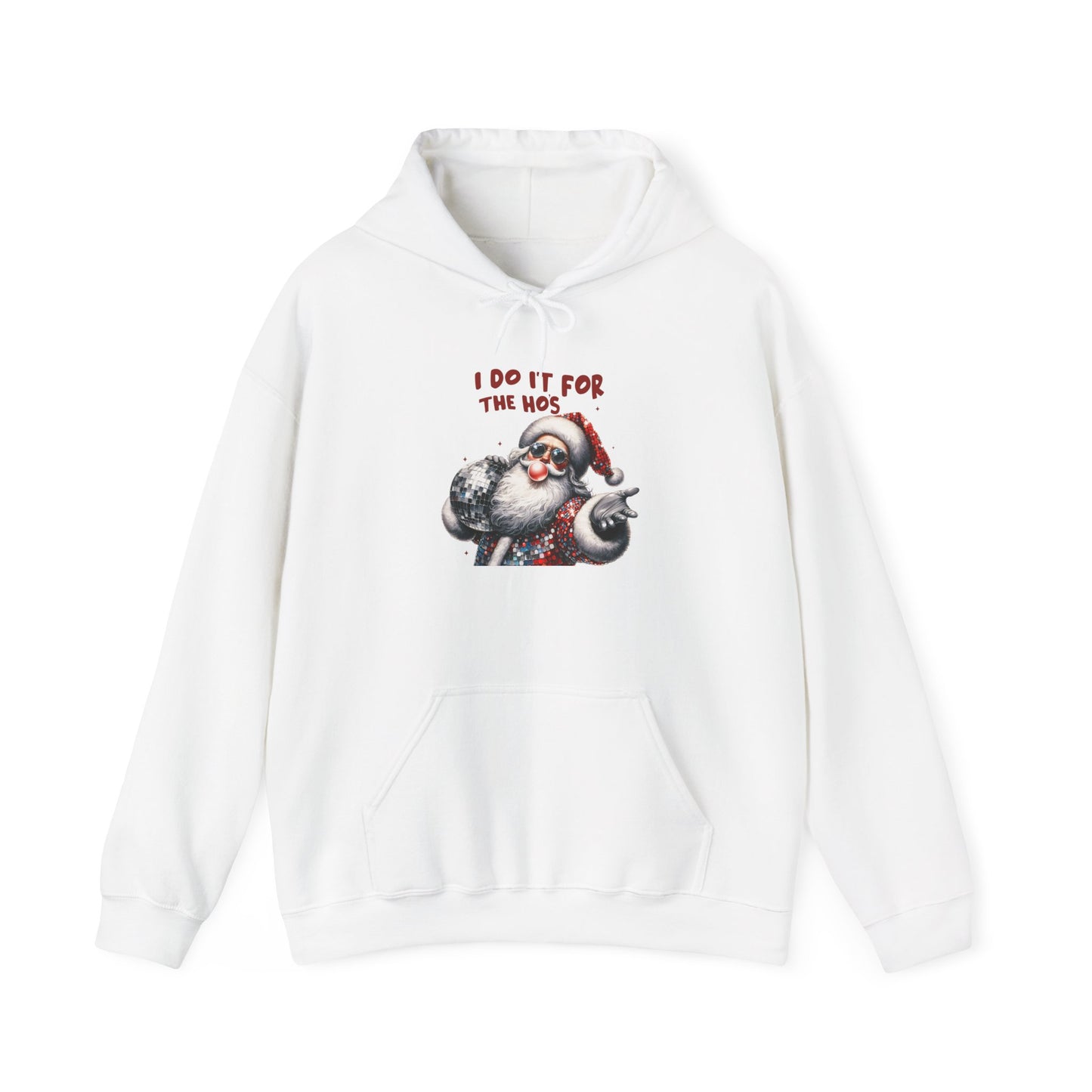 Santa Hoodie - I Do It For The 90s, Christmas Sweatshirt, Unisex Holiday Apparel, Vintage Style Gift, Cozy Winter Wear