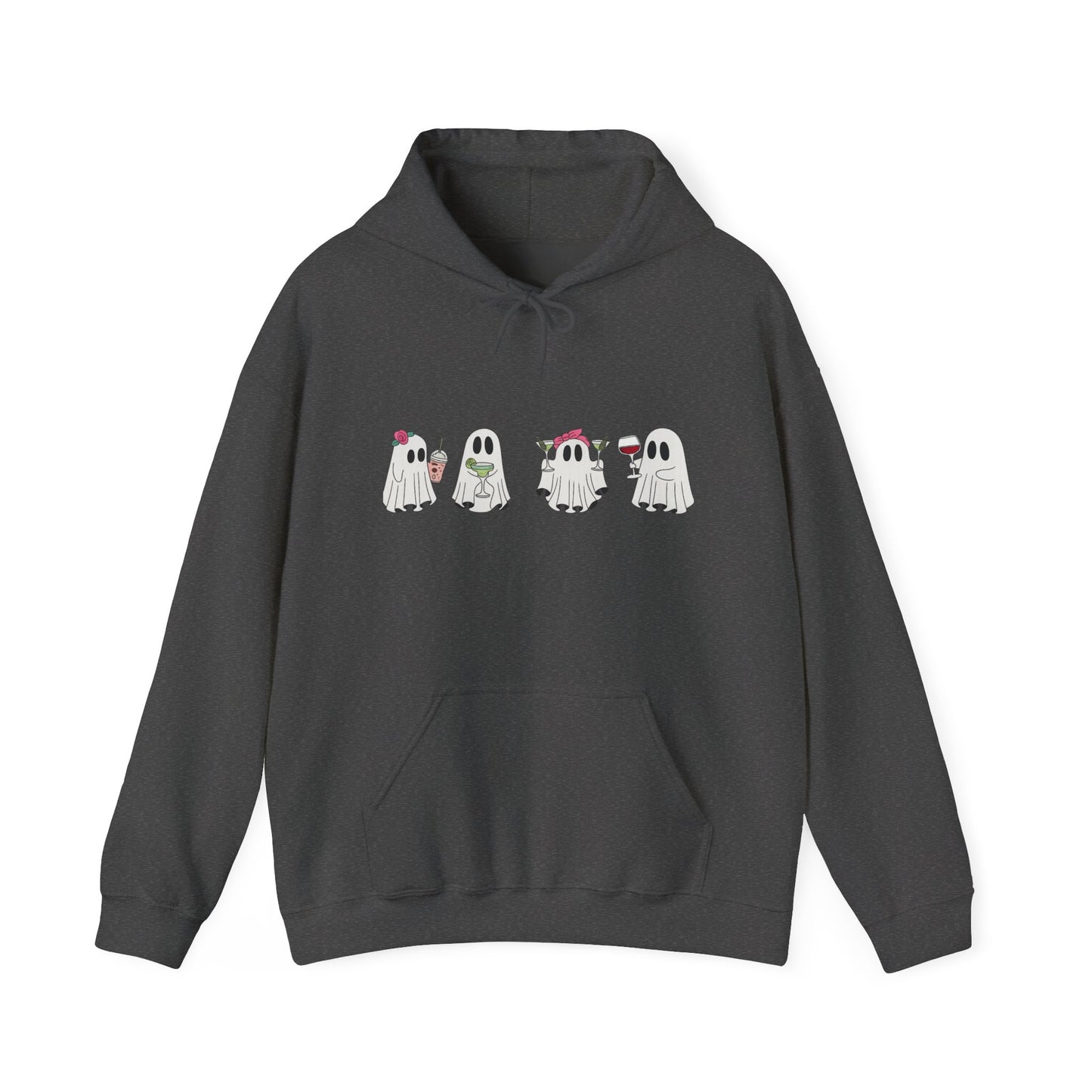 Cute Ghosts Unisex Hoodie - Cozy Halloween Hoodie, Fall Apparel, Gift for Ghost Lovers, Casual Wear, Spooky Season
