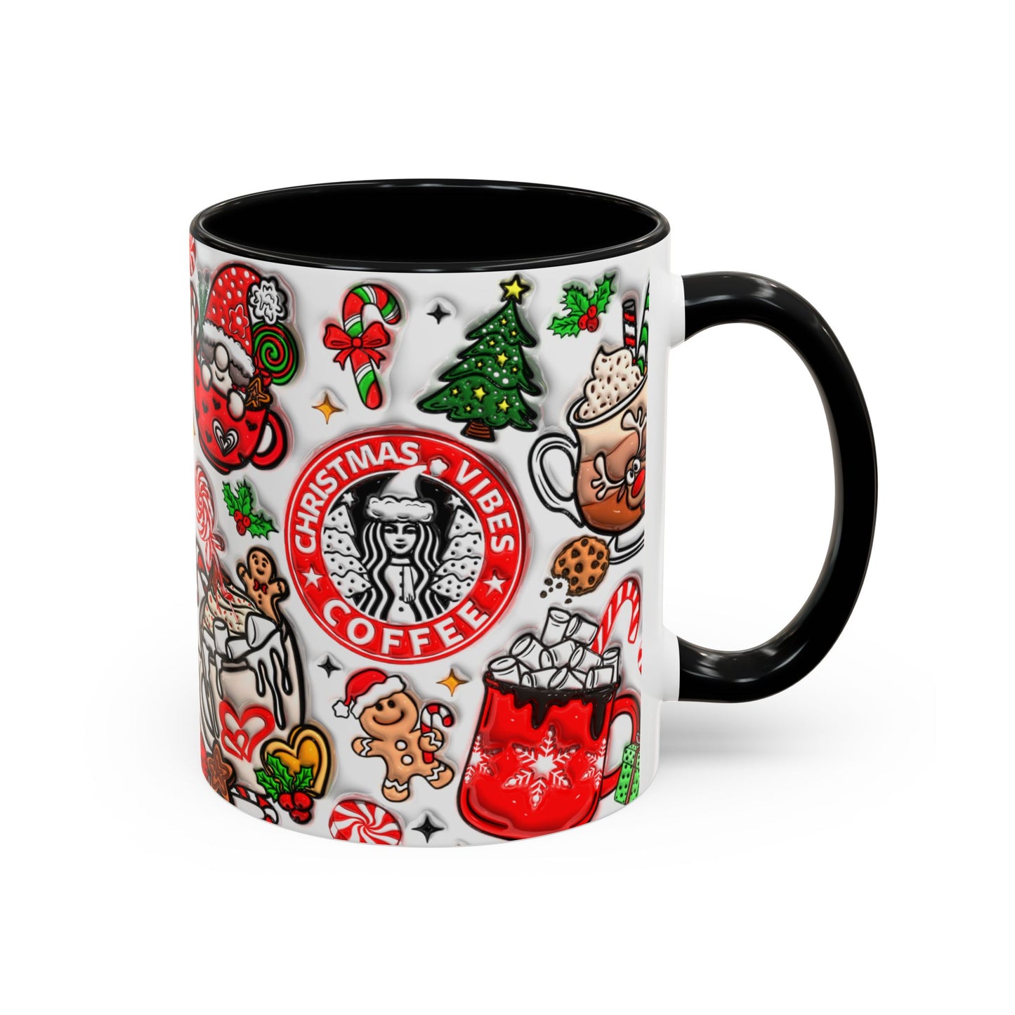 Christmas Accent Coffee Mug (11, 15oz)